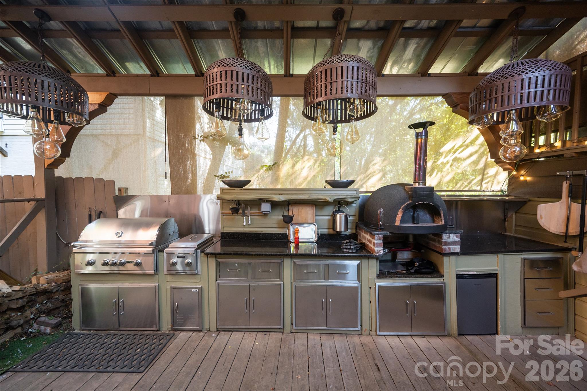 Outdoor Luxury Kitchen - 56 Maney Avenue, Asheville