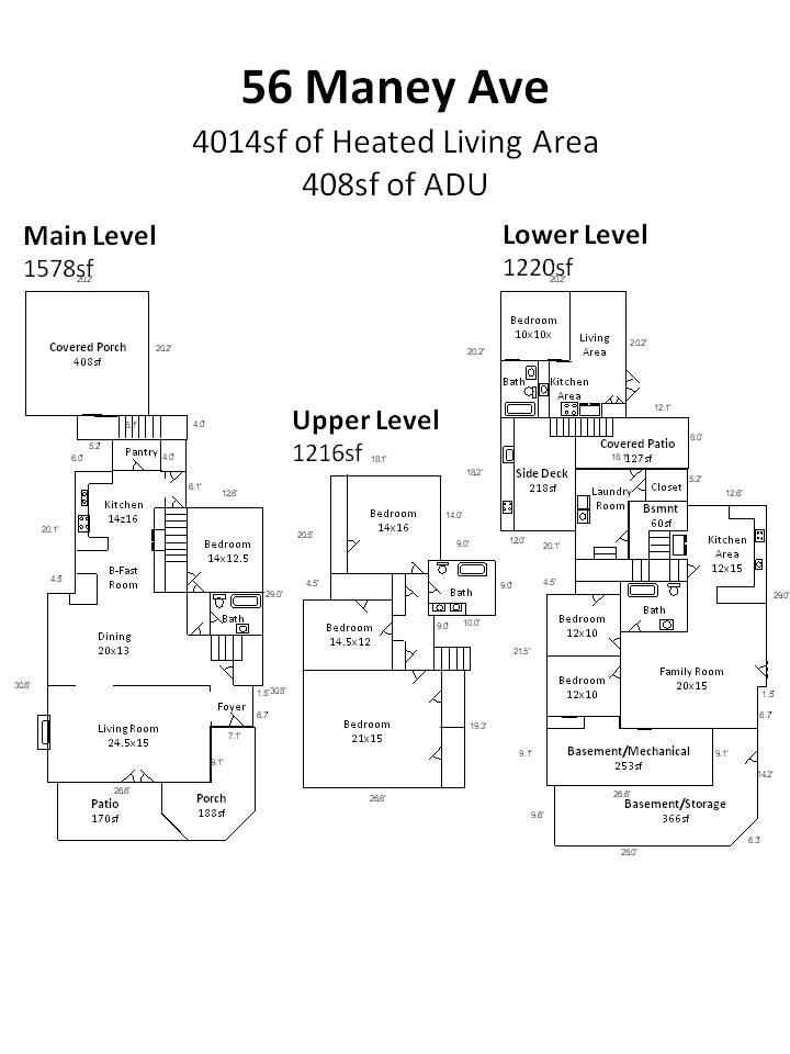 Floor Plan - 56 Maney Avenue, Asheville