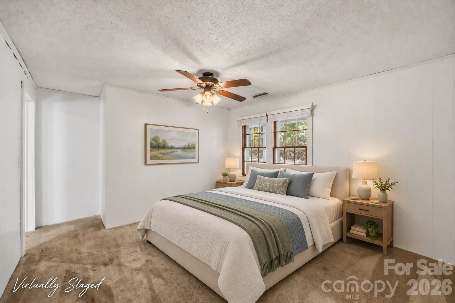 Virtually Staged - Bedroom 1 - 22578 S Nc Highway 109 None, Denton