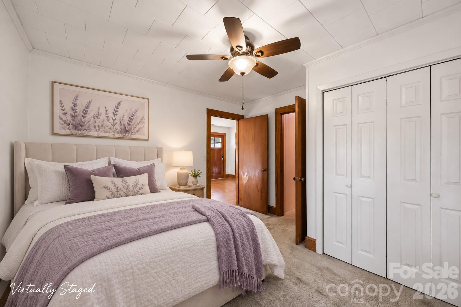 Virtually Staged - Bedroom 2 - 22578 S Nc Highway 109 None, Denton