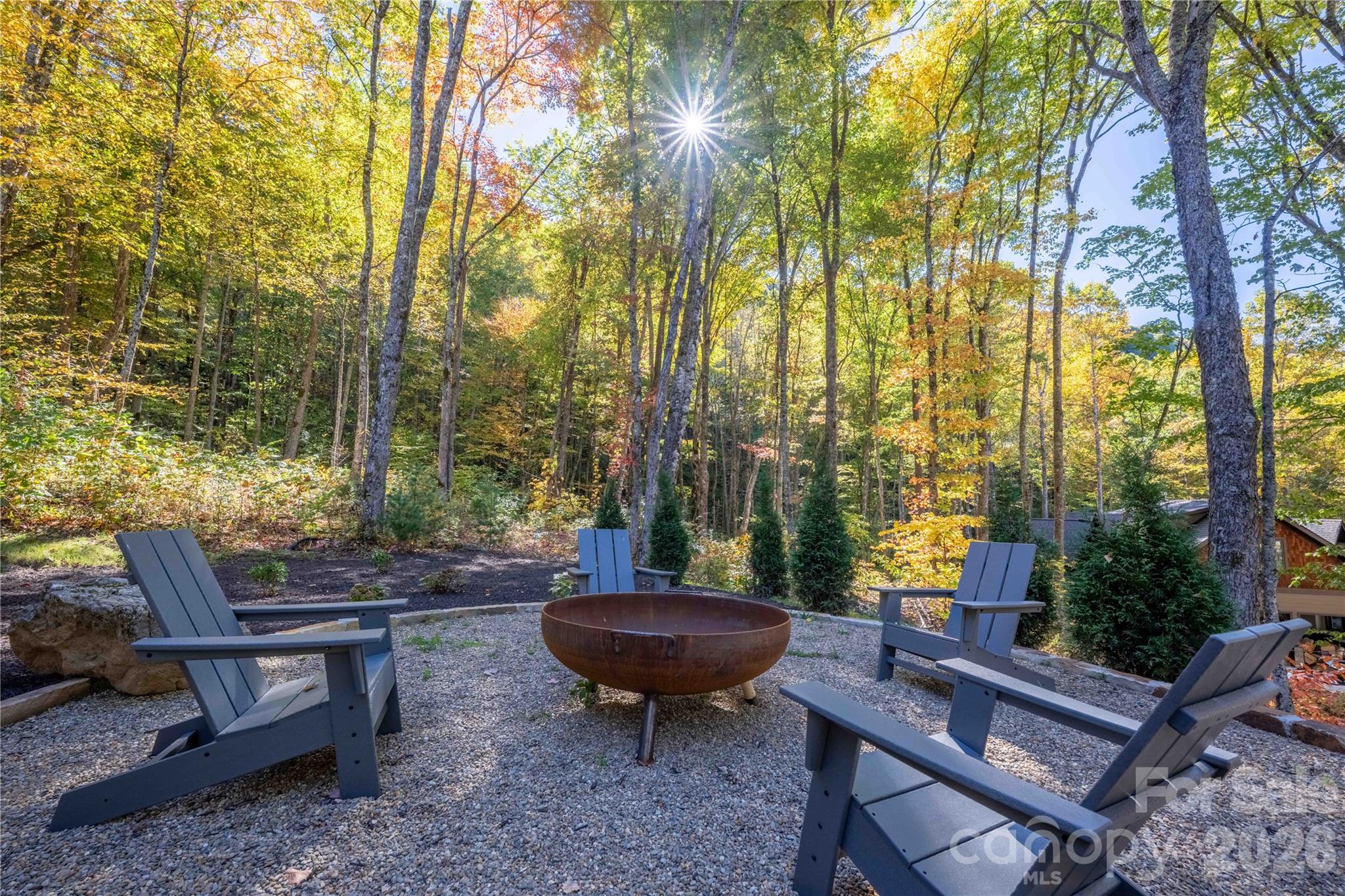 Exterior Terrace - 676 Arlington Road, Waynesville