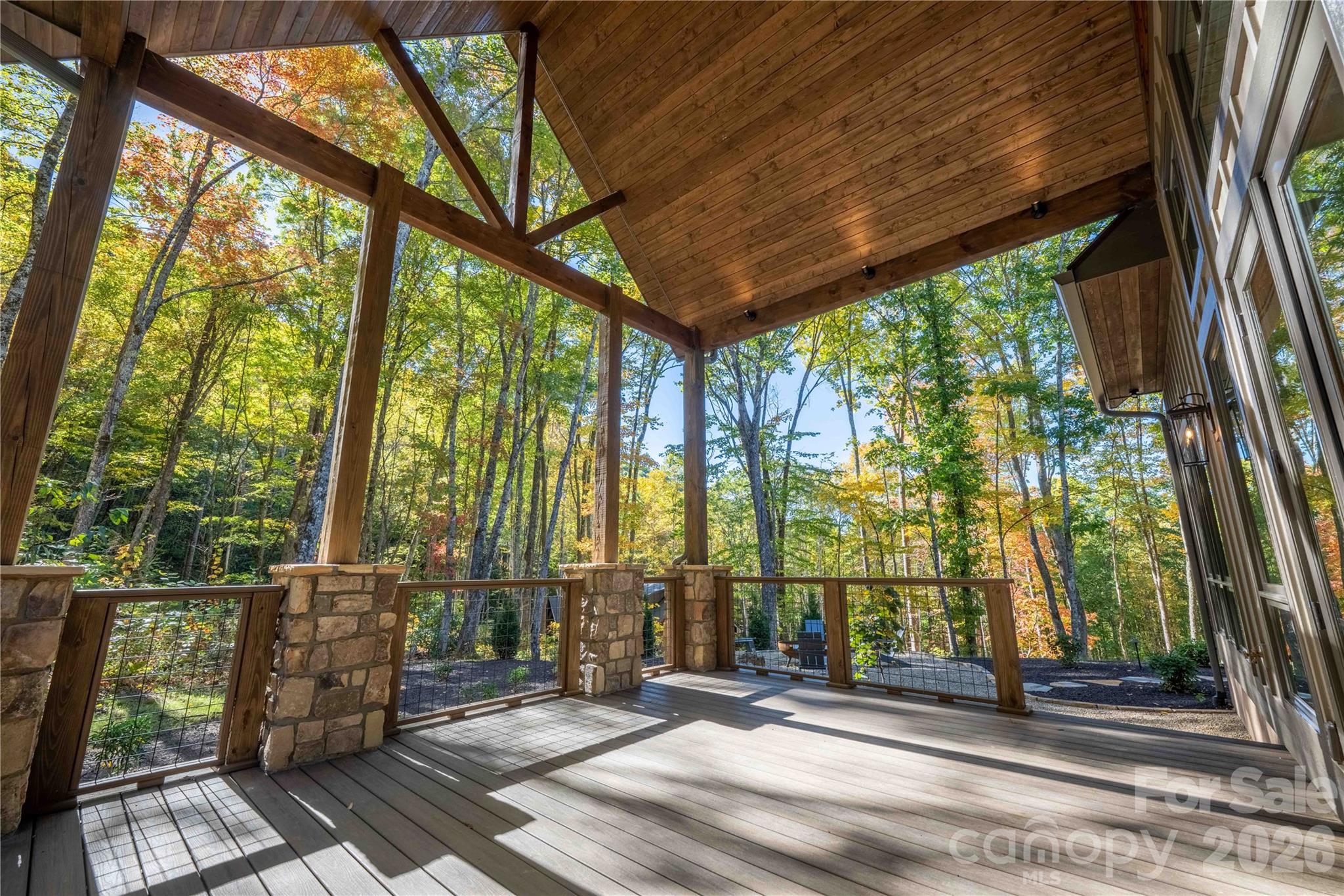 Exterior Porch - 676 Arlington Road, Waynesville