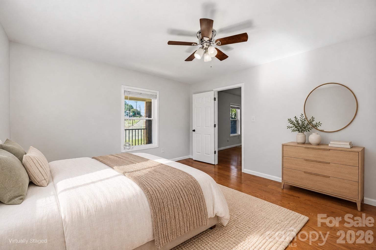 Bedroom 1 staged - 40 11th Street, Belmont