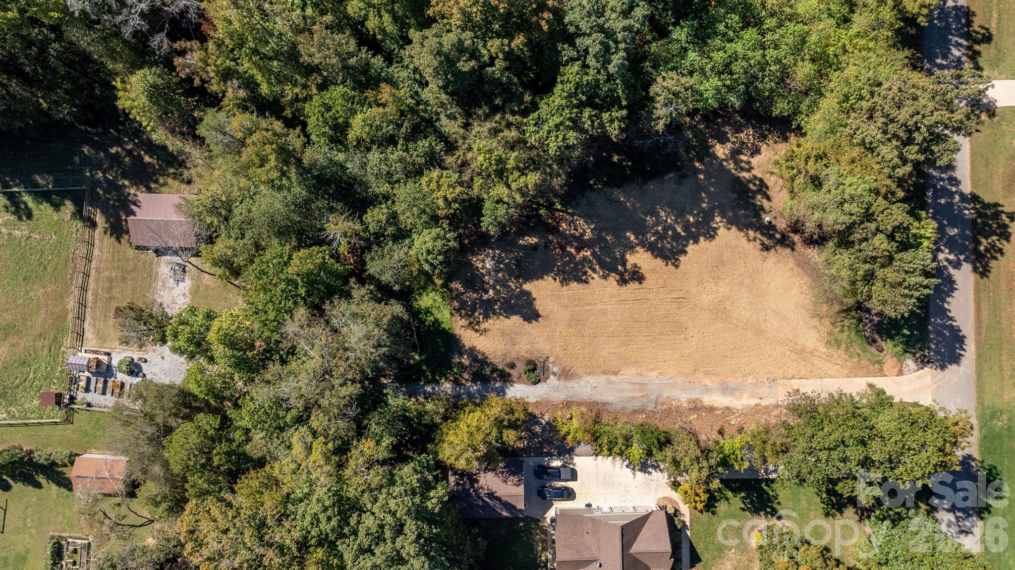 Ariel view of front portion of the lot - 1190 Hinsdale Avenue, Mt Ulla