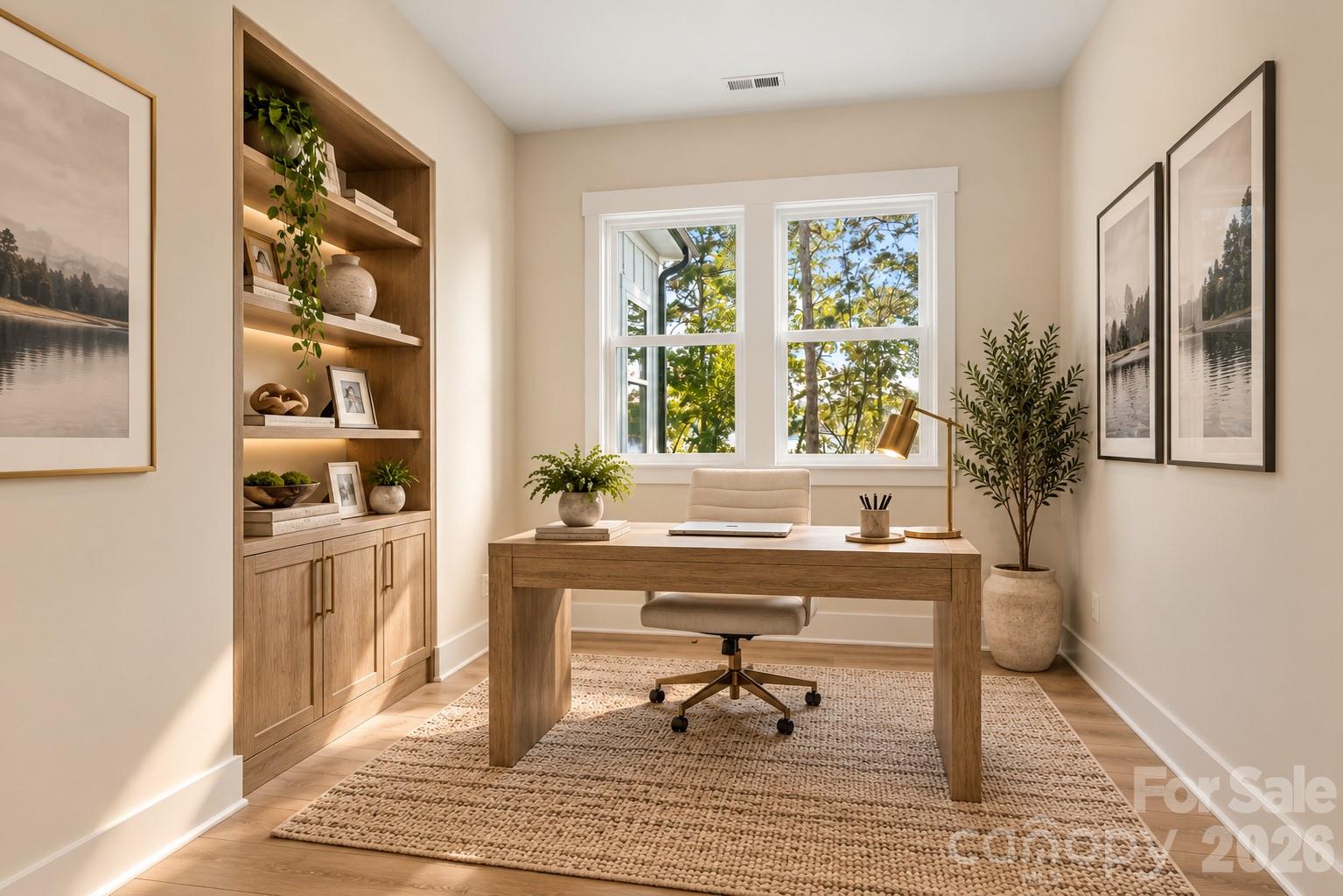 Upper level loft virtually staged as an office - 4531 Splash Trail, Sherrills Ford