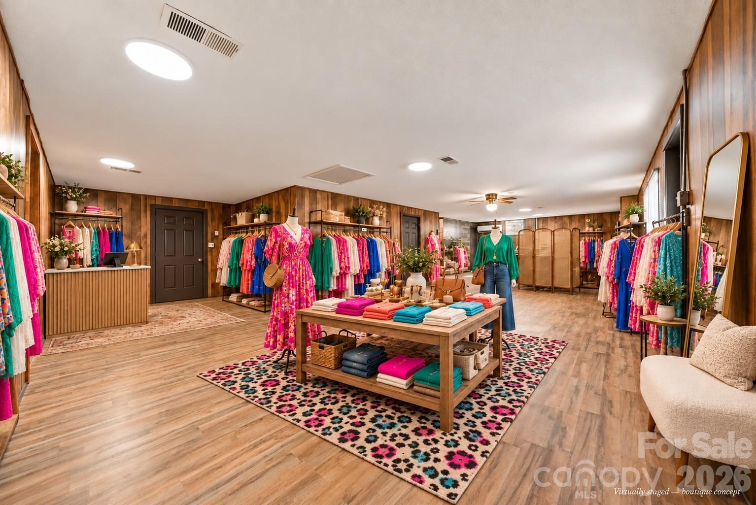 Virtually Staged as a Boutique - 1202 Airport Rhodhiss Road, Hickory