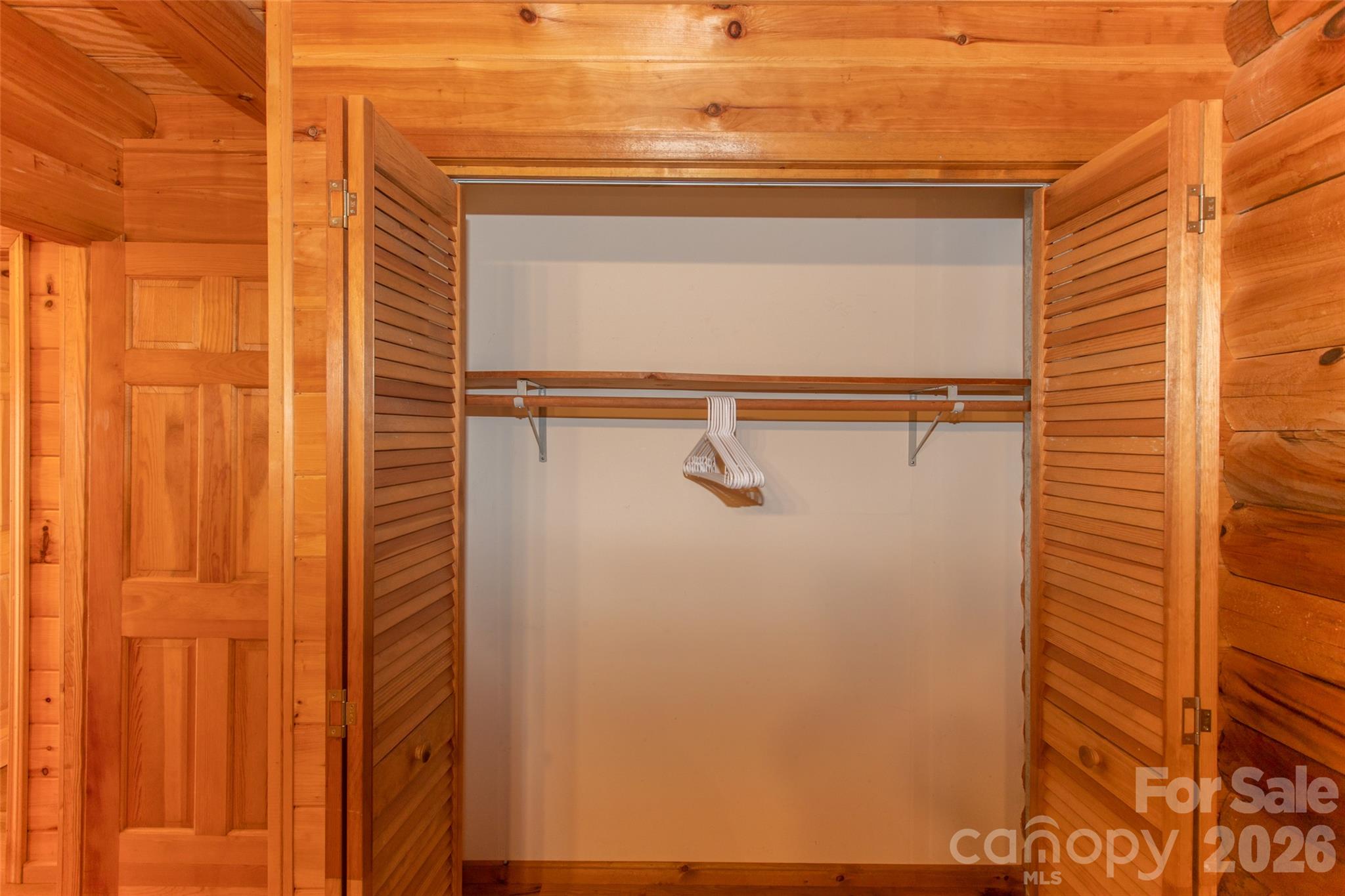 Main Floor Bedroom Closet - 2311 Old Mountain Road, Mars Hill