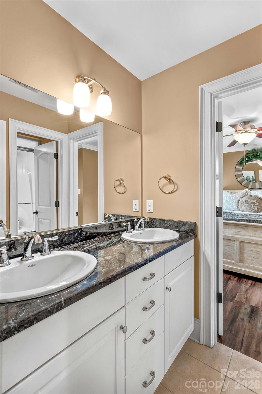 Second floor bathroom (one of two) - 220 Cedar Lake Drive, Statesville