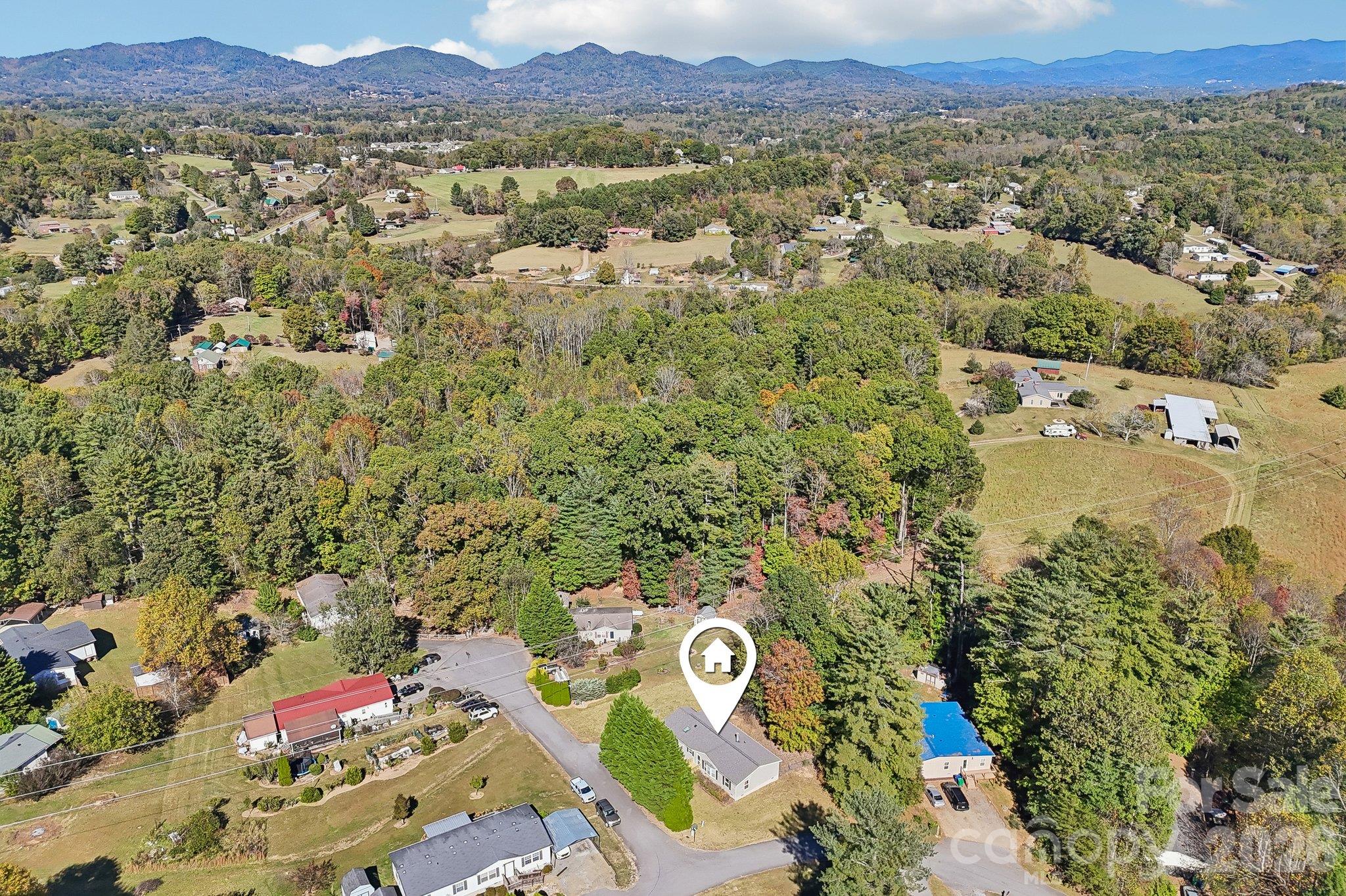 The home is located in a beautiful part of WNC. - 202 Banyan Road, Candler