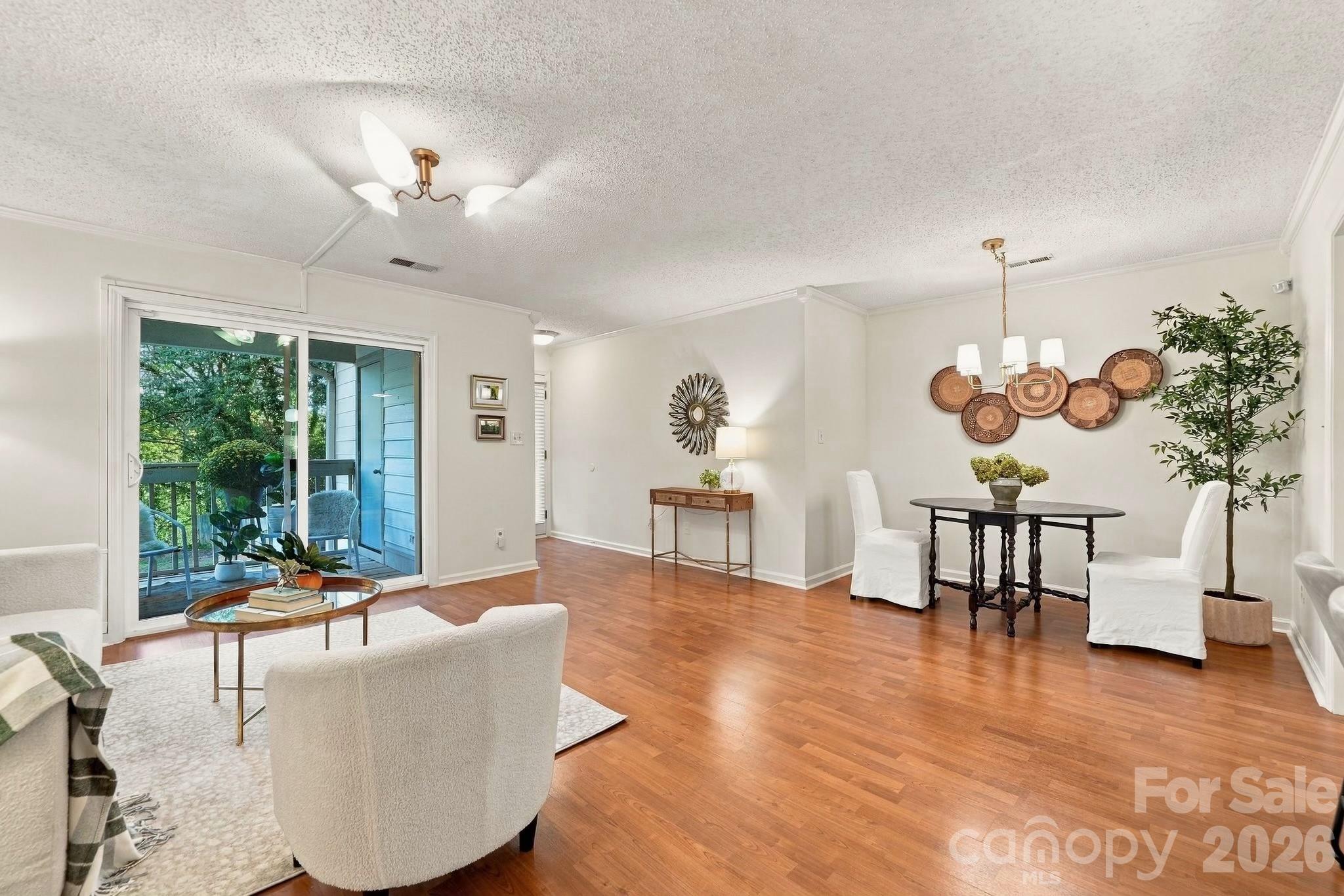 Open living area creates space - 1051 Churchill Downs Court, Charlotte