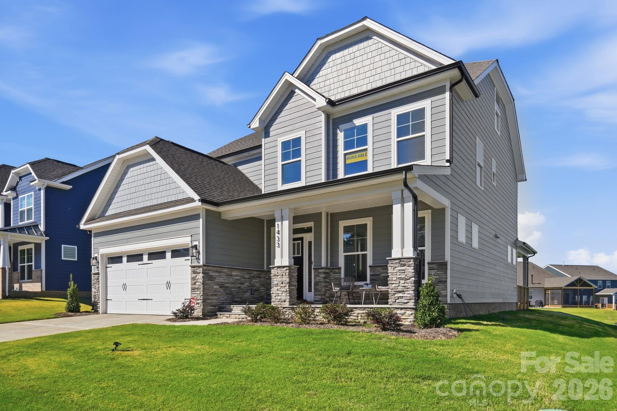 Homesite 74 features a Cypress F floorplan - 1433 Crooked Stick Drive, Rock Hill