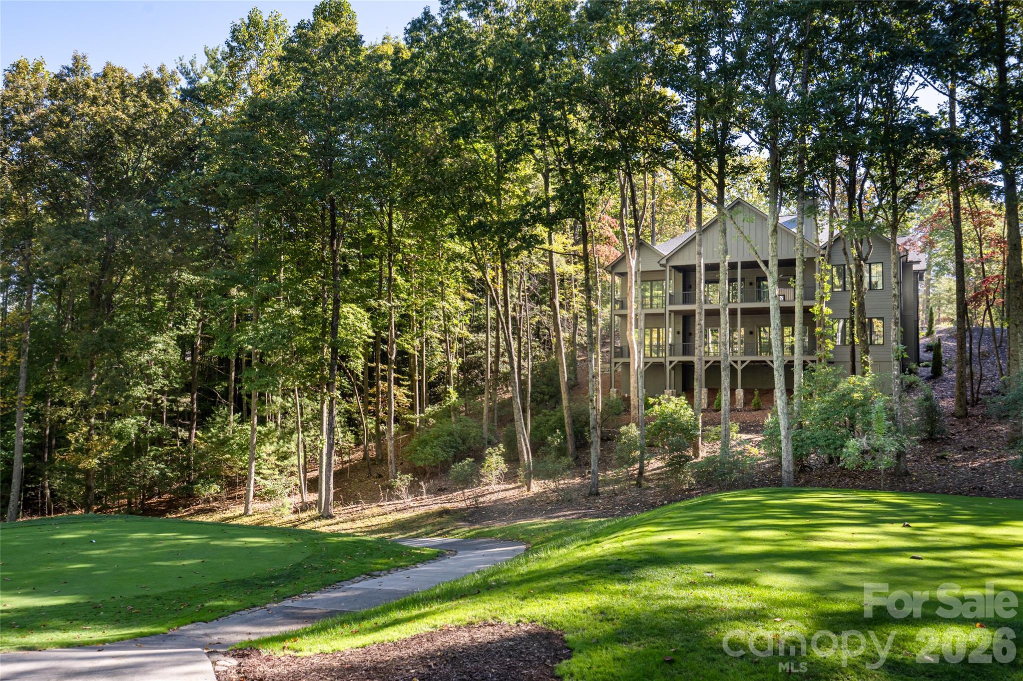 Overlooking the 7th tee at Champion Hills - 99 Little Cherokee Ridge, Hendersonville