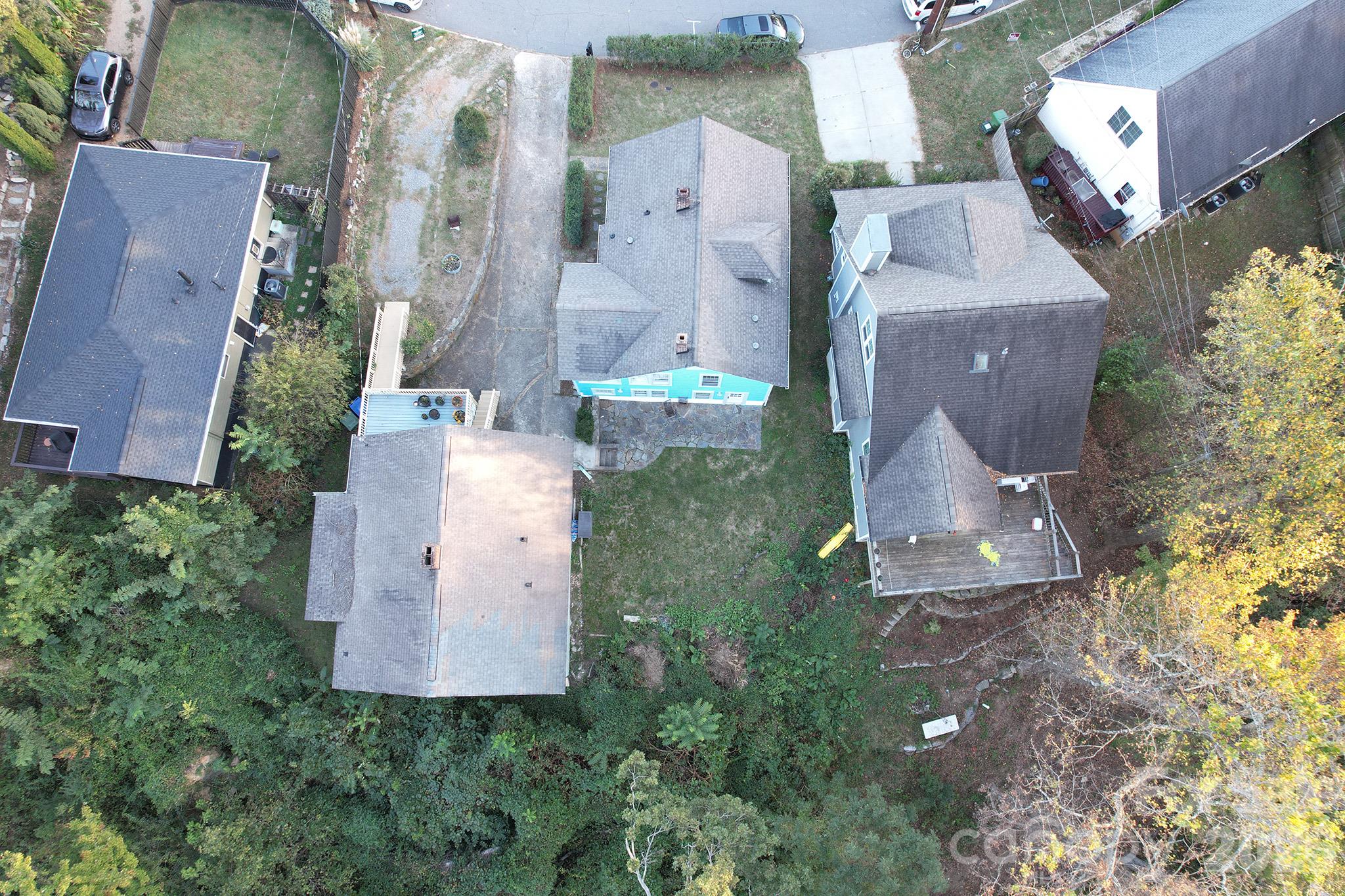 Aerial - 198 & 200 Courtland Place, Asheville