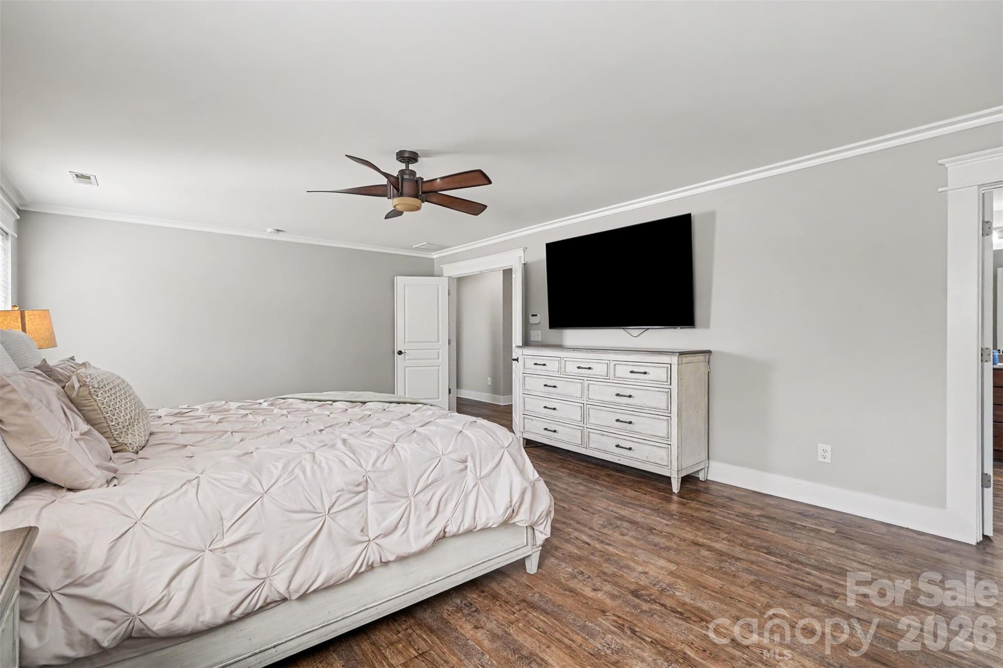 Another view of this luxury primary bedroom suite. - 3585 Leighton Drive SW, Concord