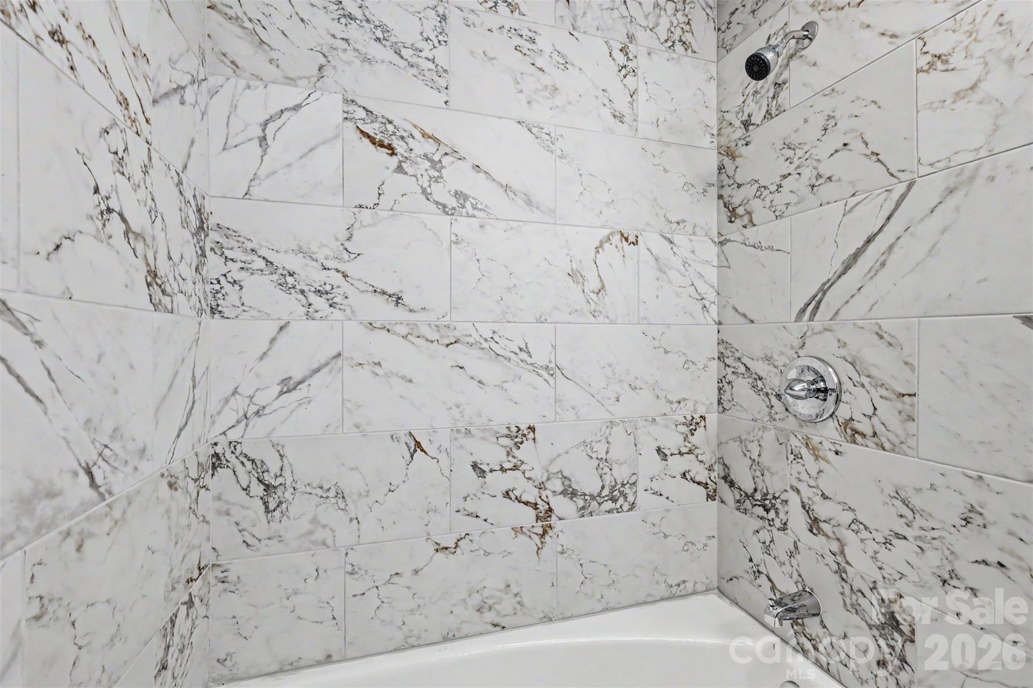 Hall bathroom bathtub/shower - 519 Amon Lane, Pineville
