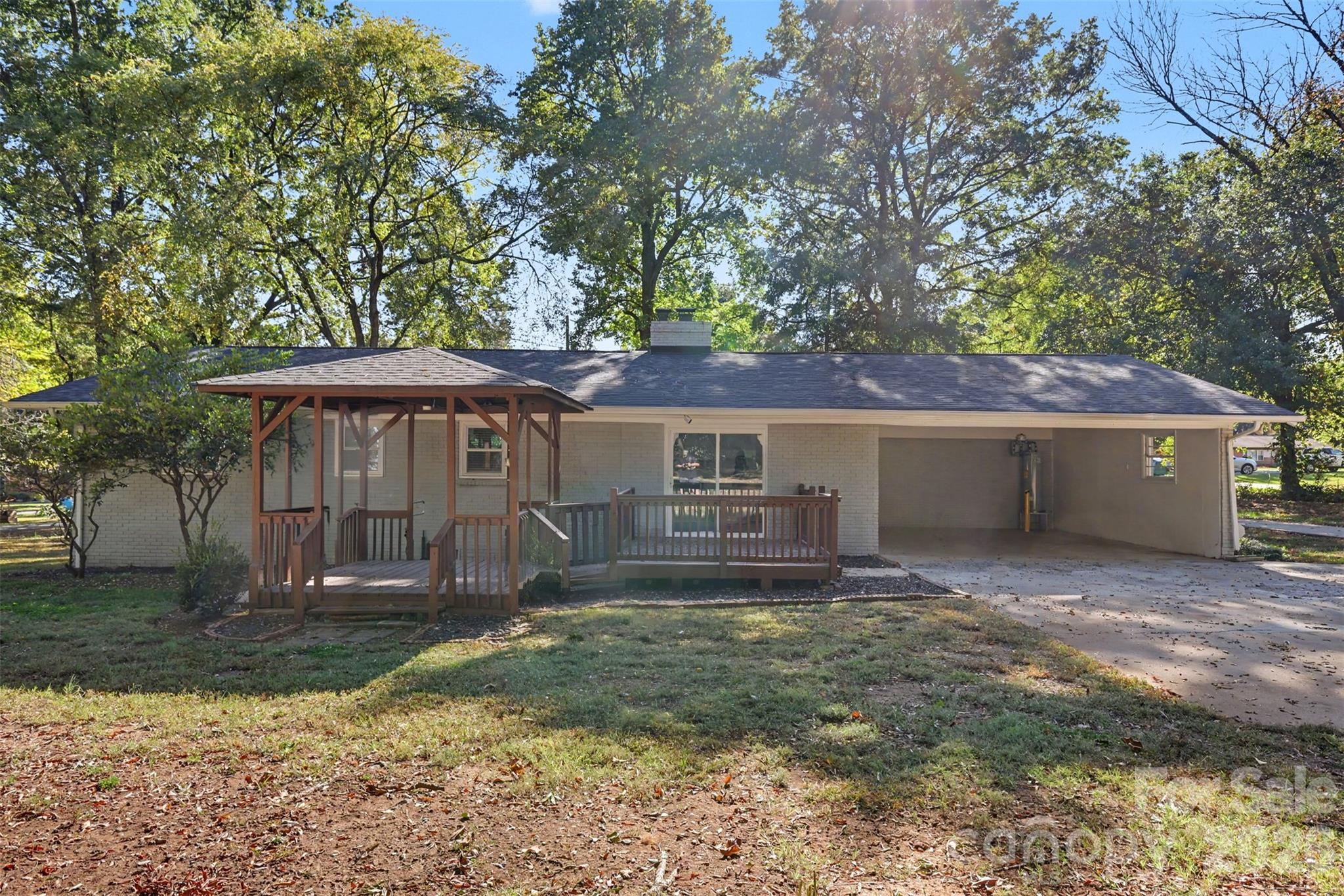 Back of home - 519 Amon Lane, Pineville