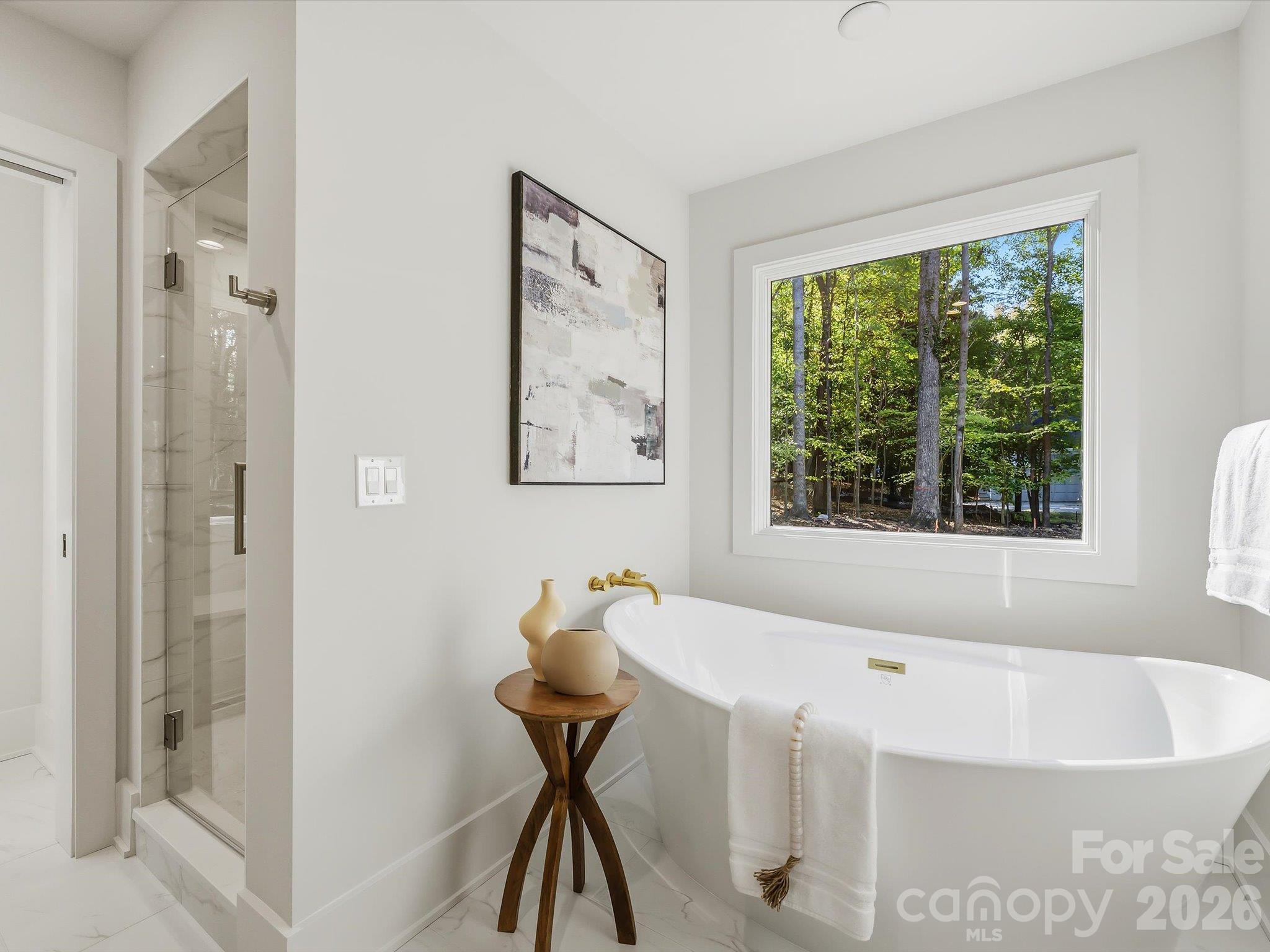 Primary free standing tub - 5401 Lancelot Drive, Charlotte