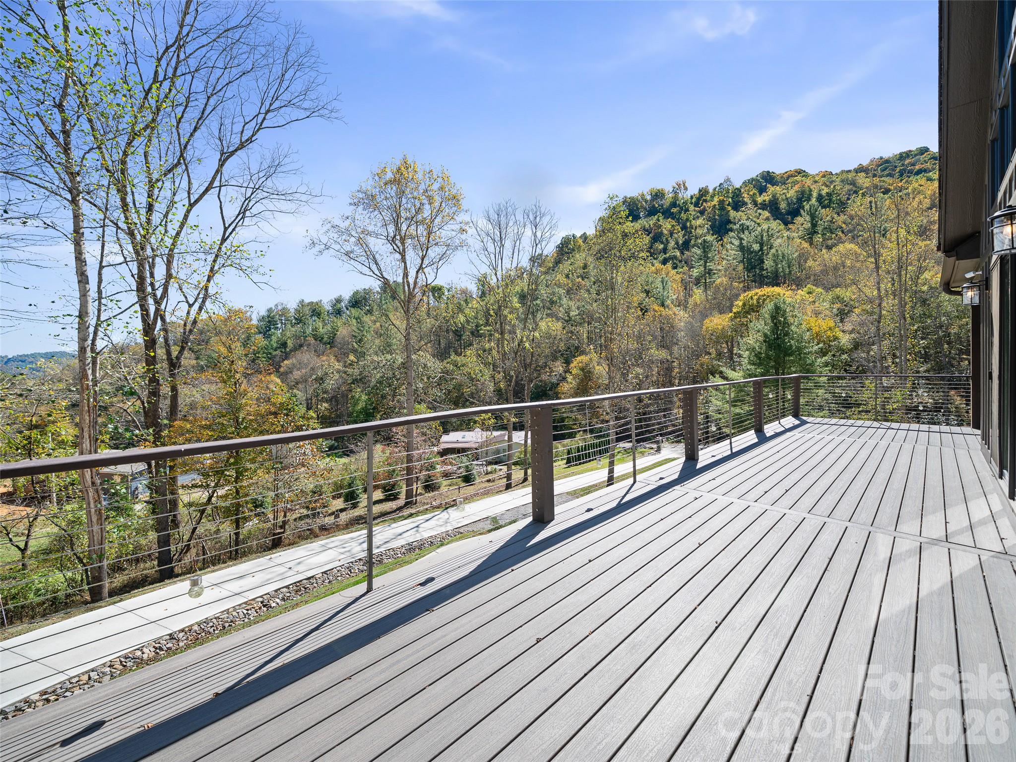 Front Porch with Composite Decking - 1136 Elk Shoals Creek Road, Burnsville