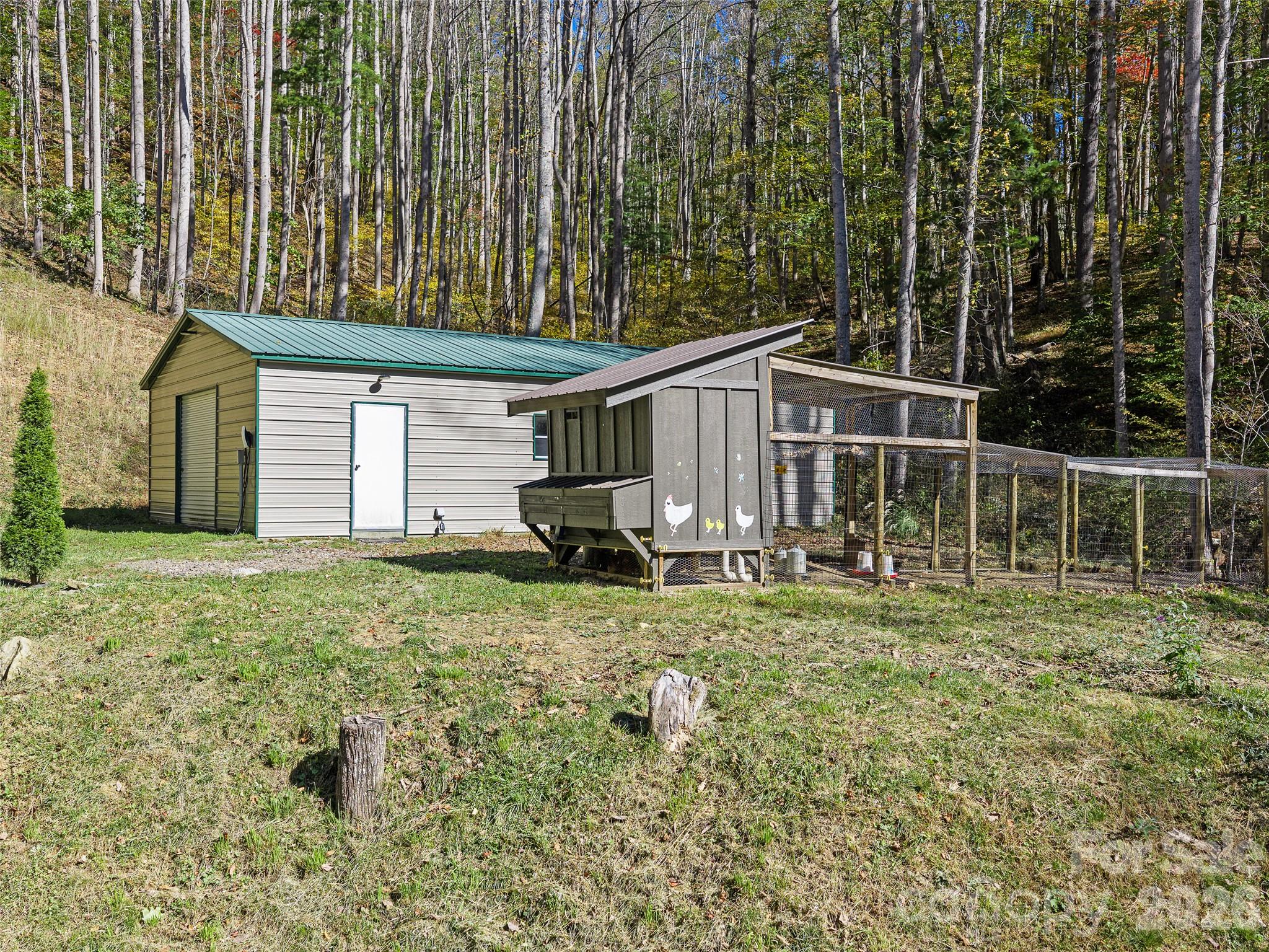Chicken Coop and Garage/Workshop - 1136 Elk Shoals Creek Road, Burnsville