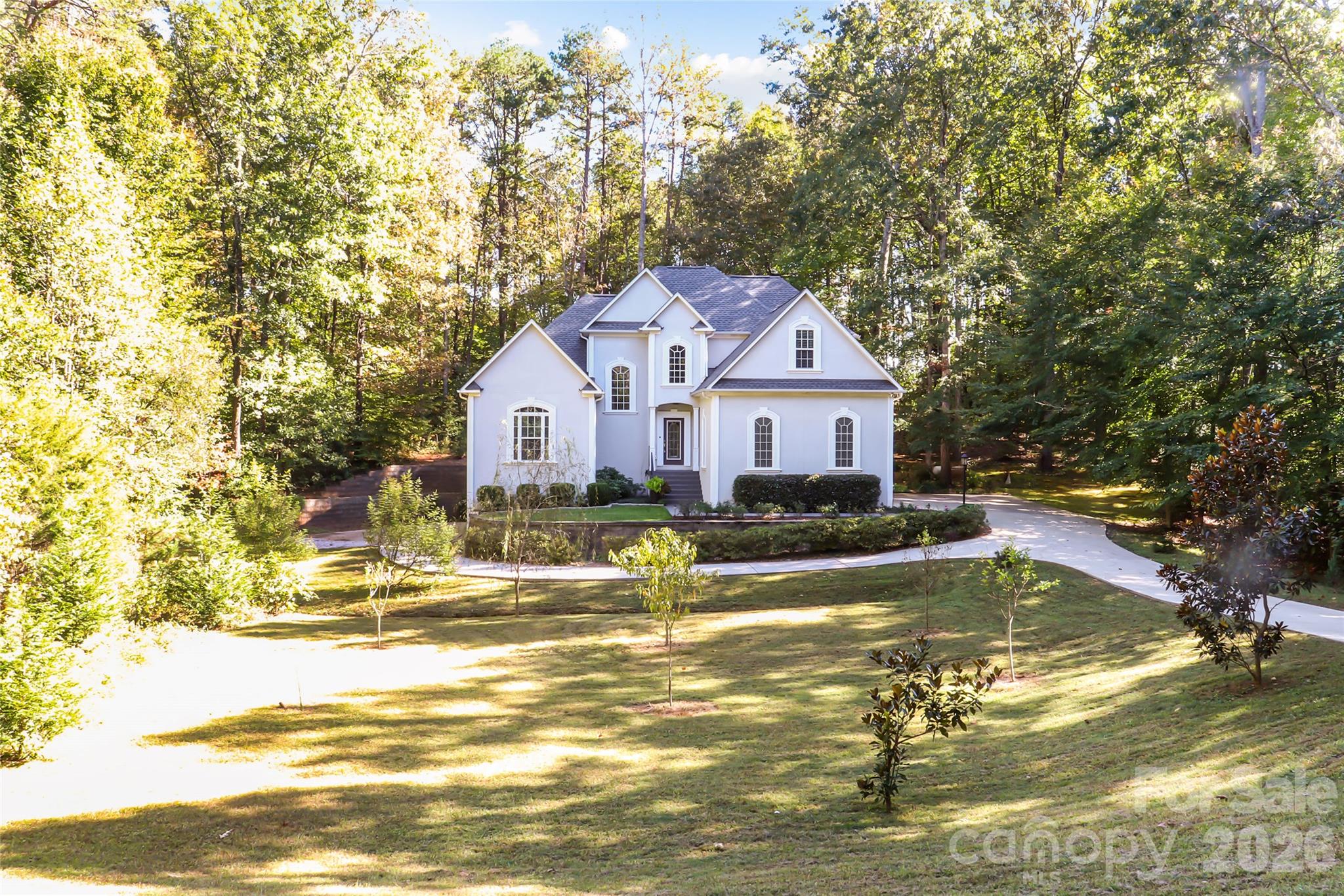 Expansive front yard with fruit trees - 1757 Hickory Springs Lane, Lincolnton