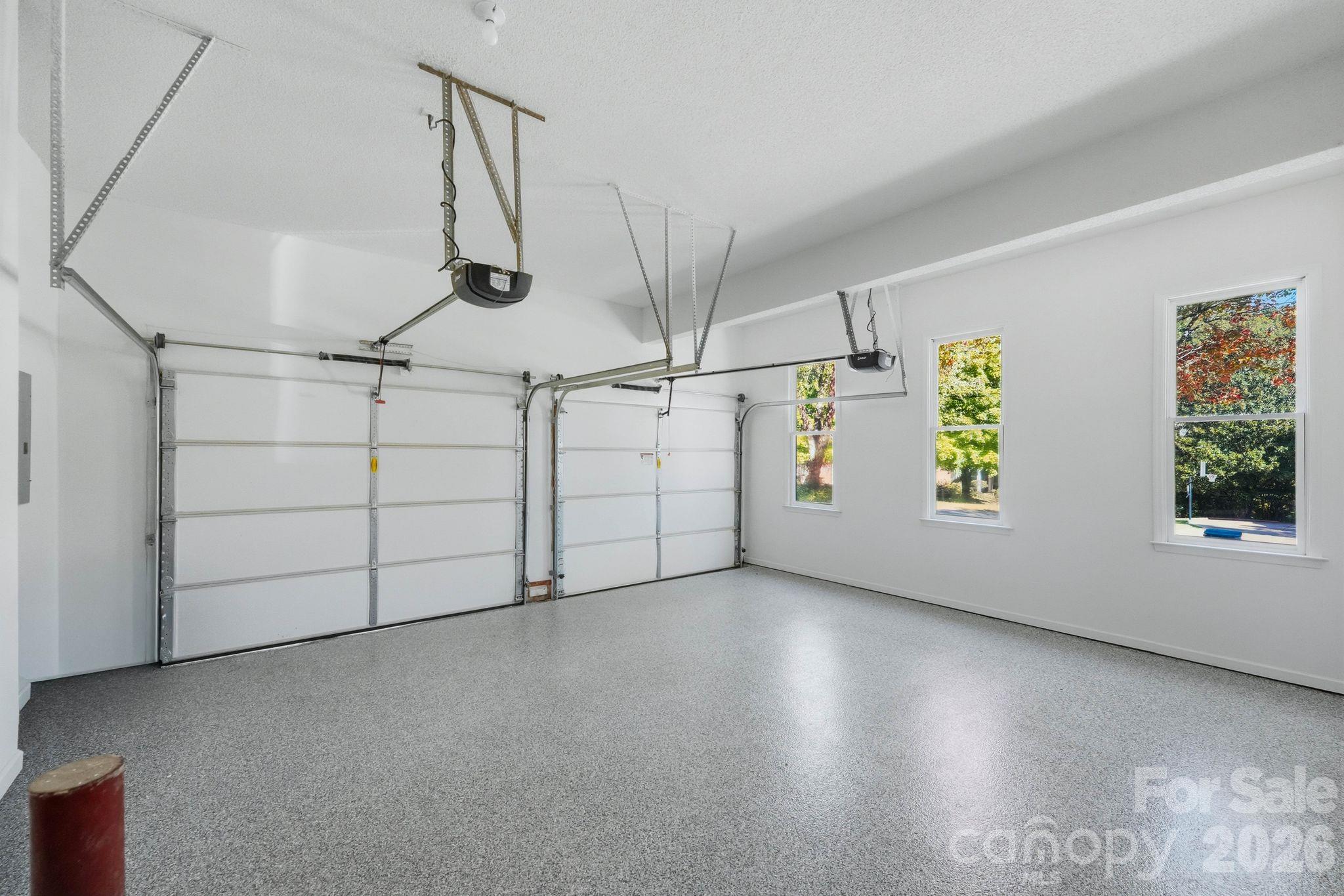 2 Garage with Epoxy Floors - 10318 Tallent Lane, Huntersville