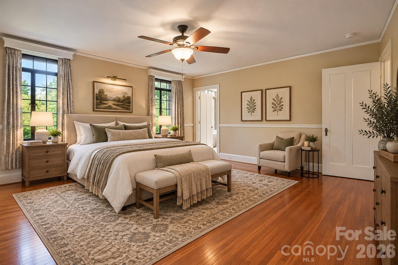 primary upstairs staged - 1220 N Piedmont Avenue, Kings Mountain