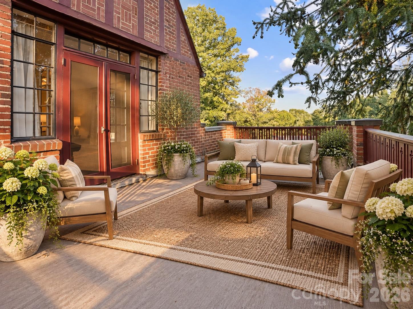 upper balcony staged - 1220 N Piedmont Avenue, Kings Mountain