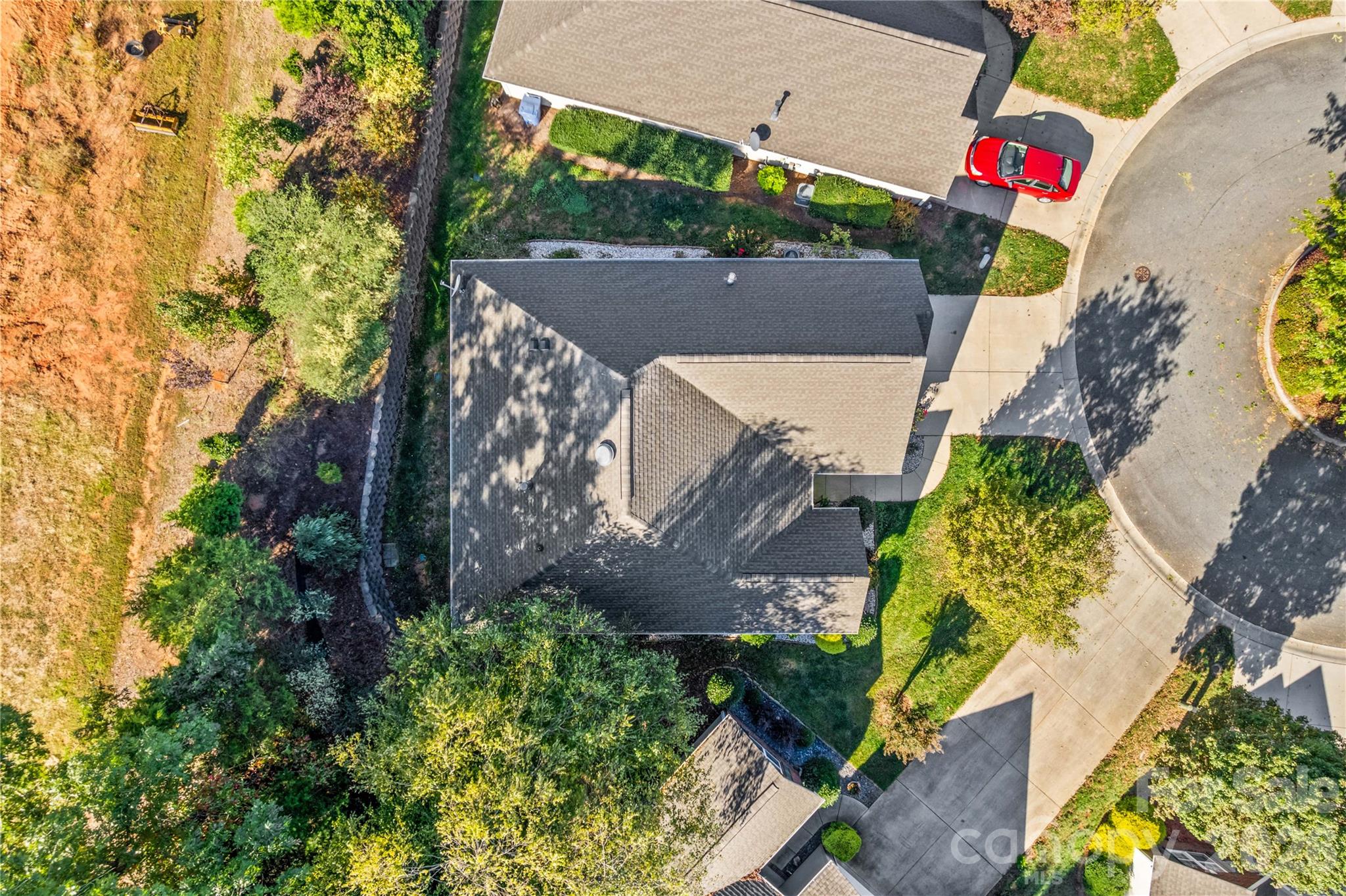 Aerial View of Home in Cul De Sac Location - 117 Abbotswood Place, Mooresville