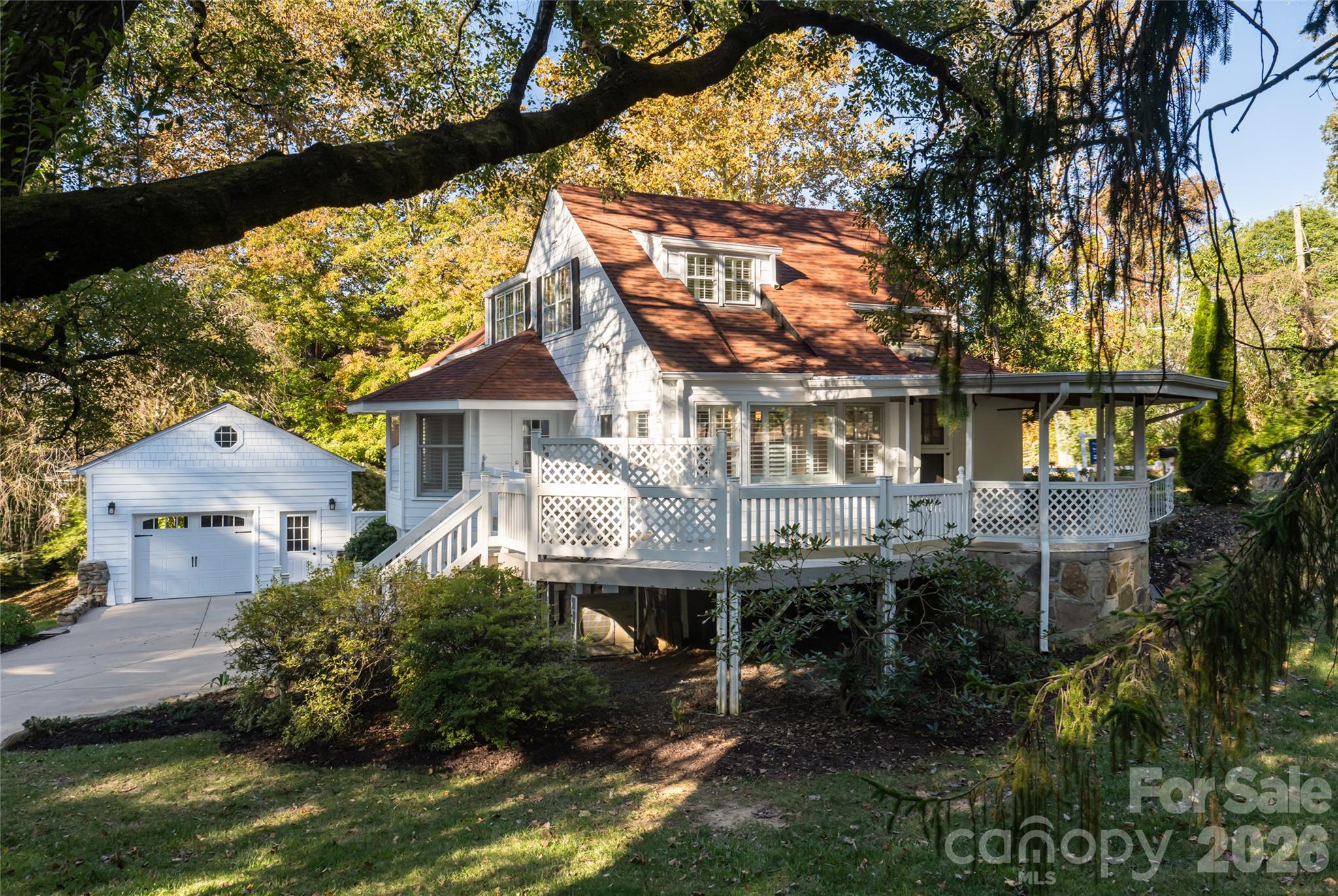 Incredible setting and yard. - 25 Blackwood Road, Asheville