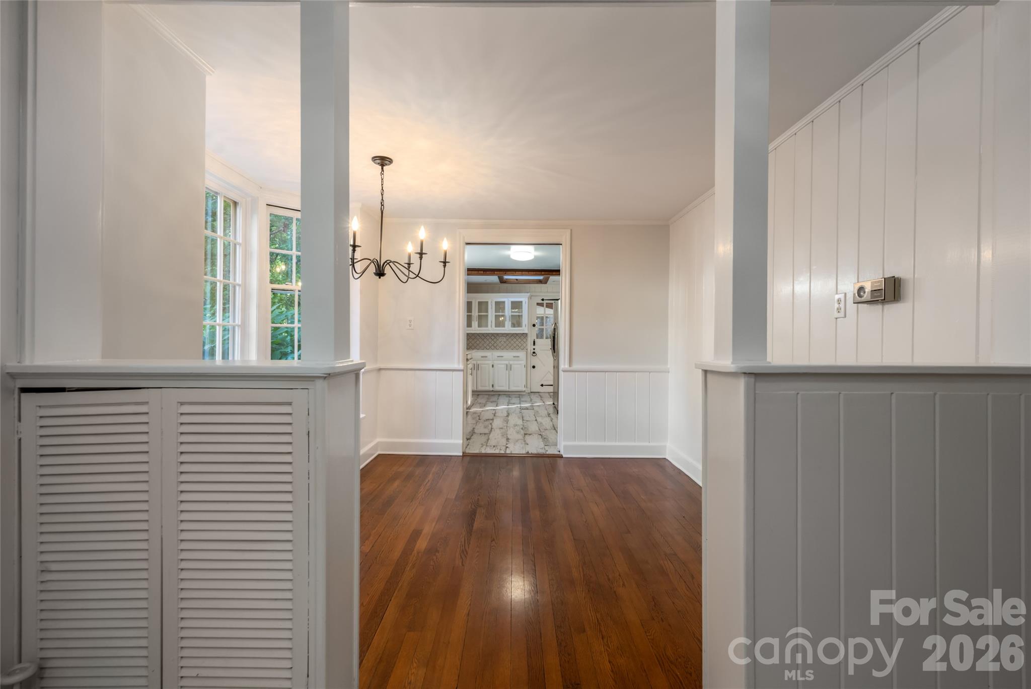 Foyer looking into dining area - 25 Blackwood Road, Asheville
