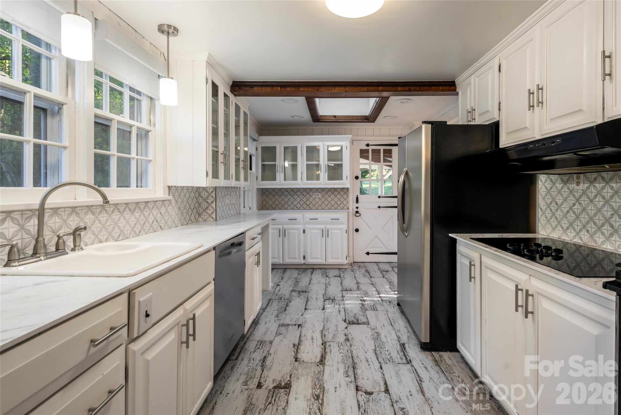 Galley style kitchen - 25 Blackwood Road, Asheville