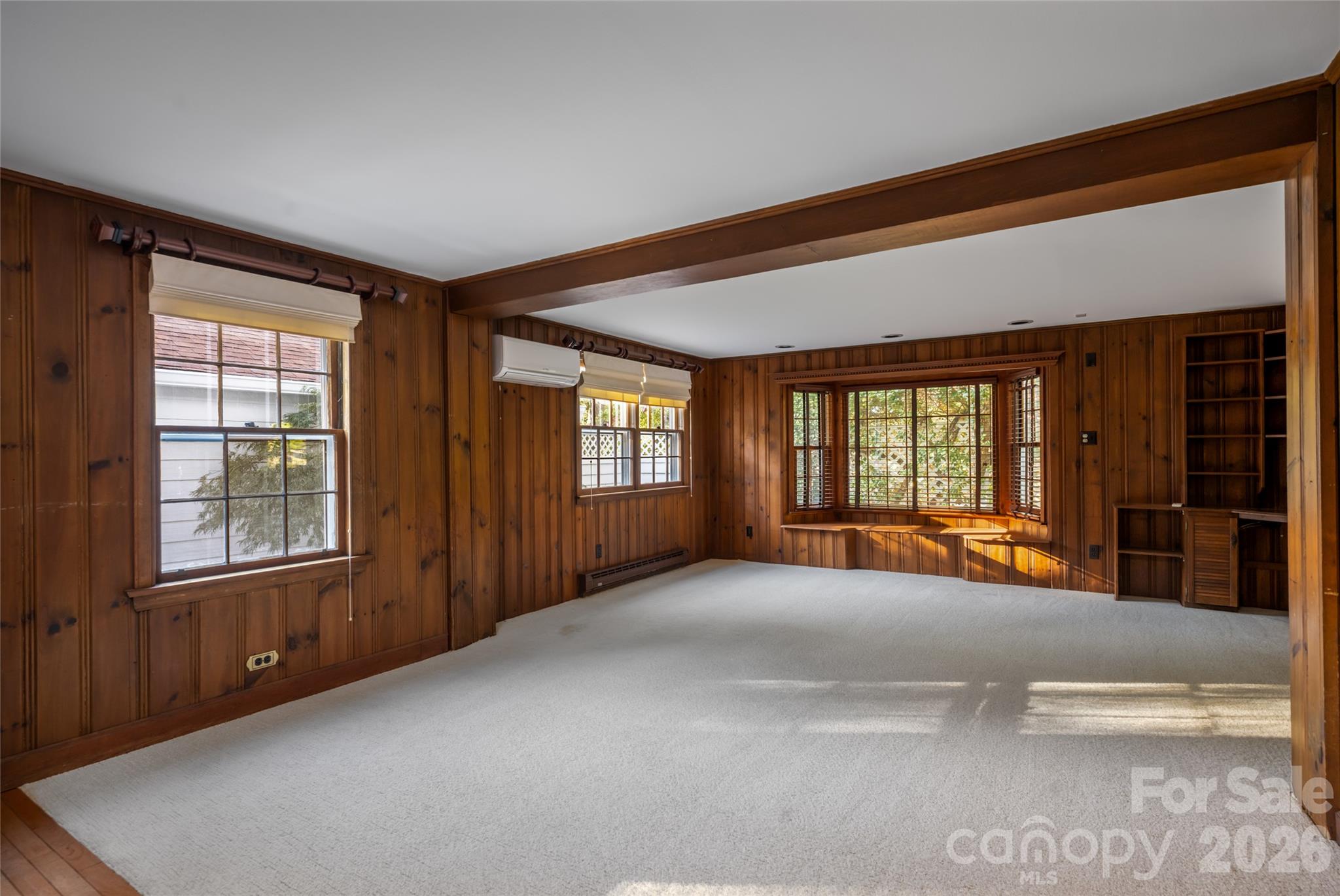 Family room in the lower level - 25 Blackwood Road, Asheville