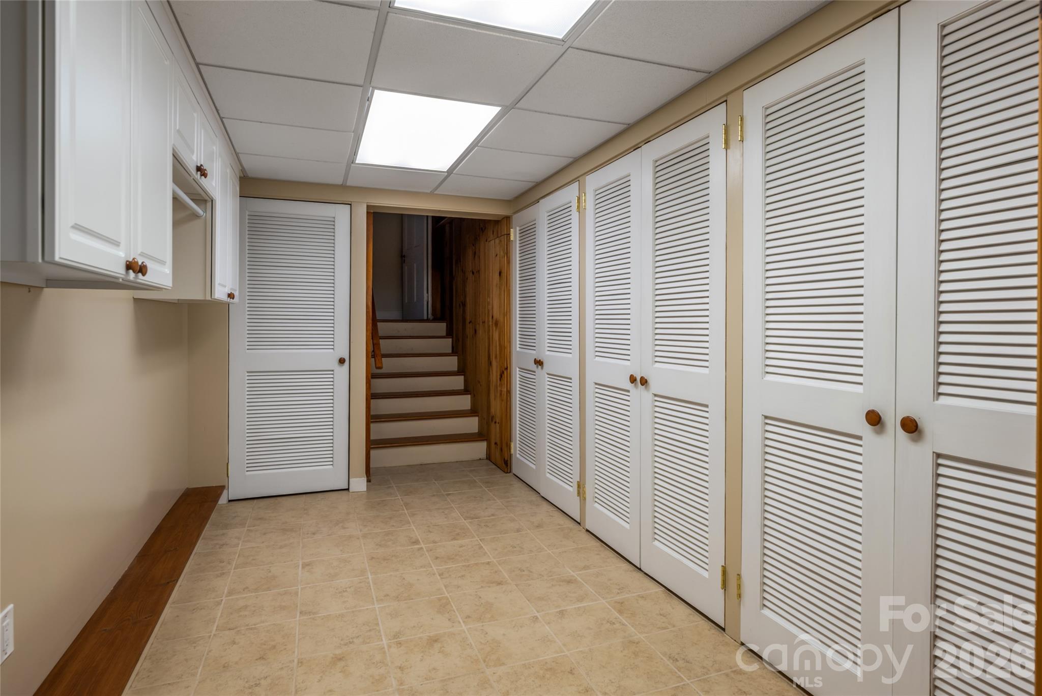 Mudroom/Storage in basement - 25 Blackwood Road, Asheville