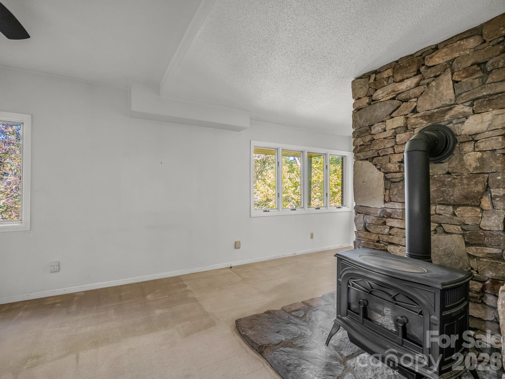 Propane Fireplace - 112 Wolf Shoals Road, Hendersonville