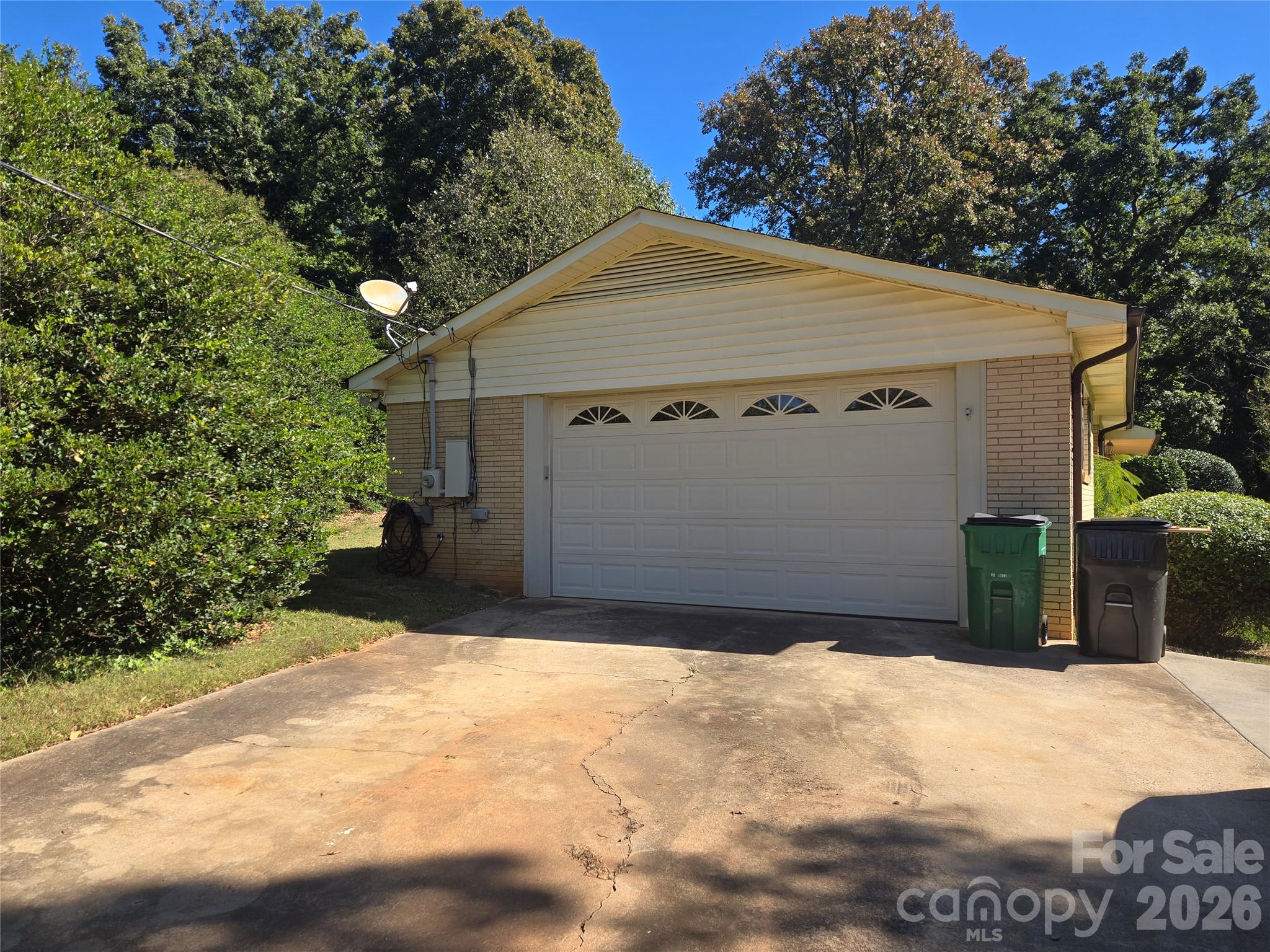 Driveway View - 4449 Whispering Oaks Drive, Charlotte