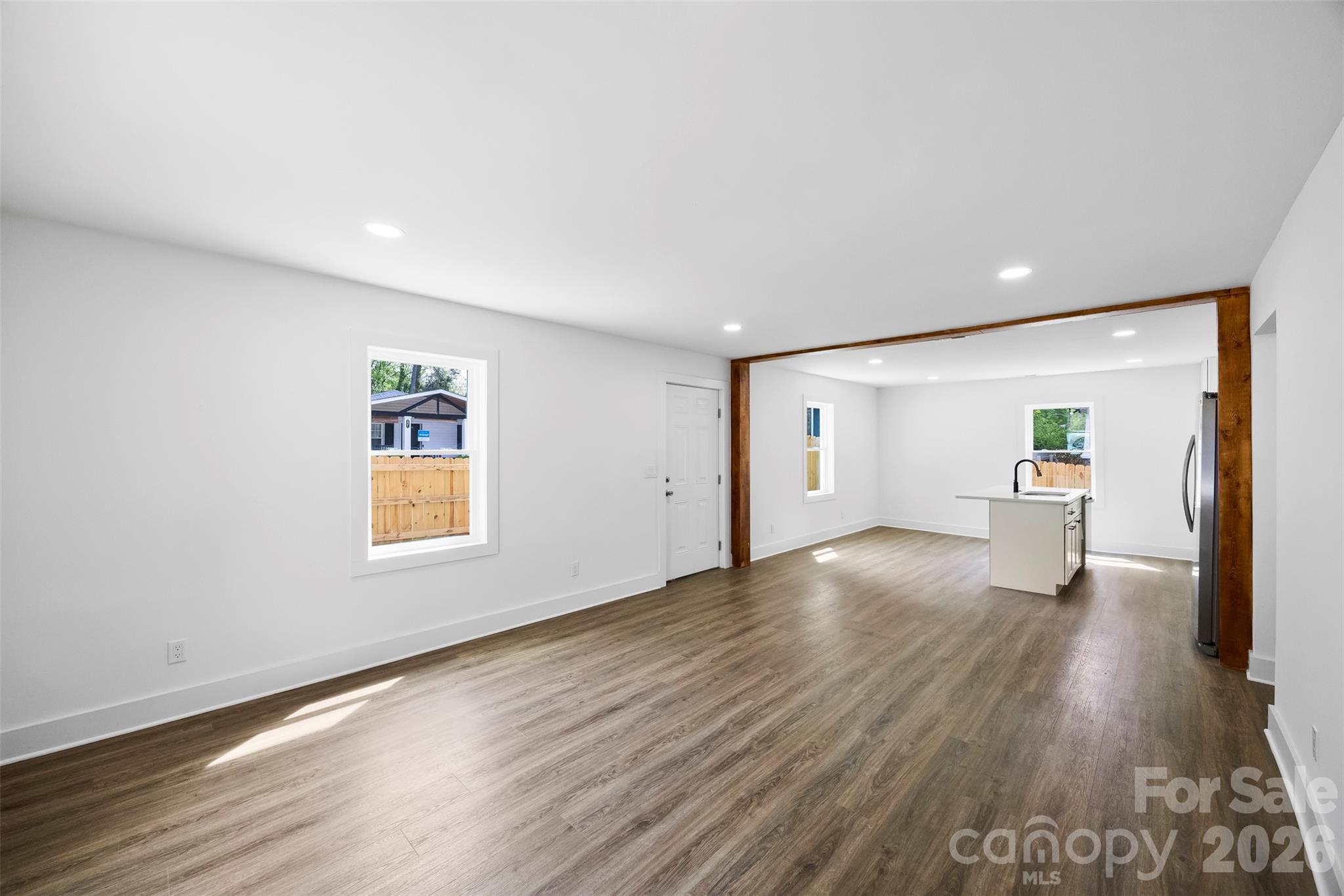 Spacious living room. - 2942 Reid Avenue, Charlotte