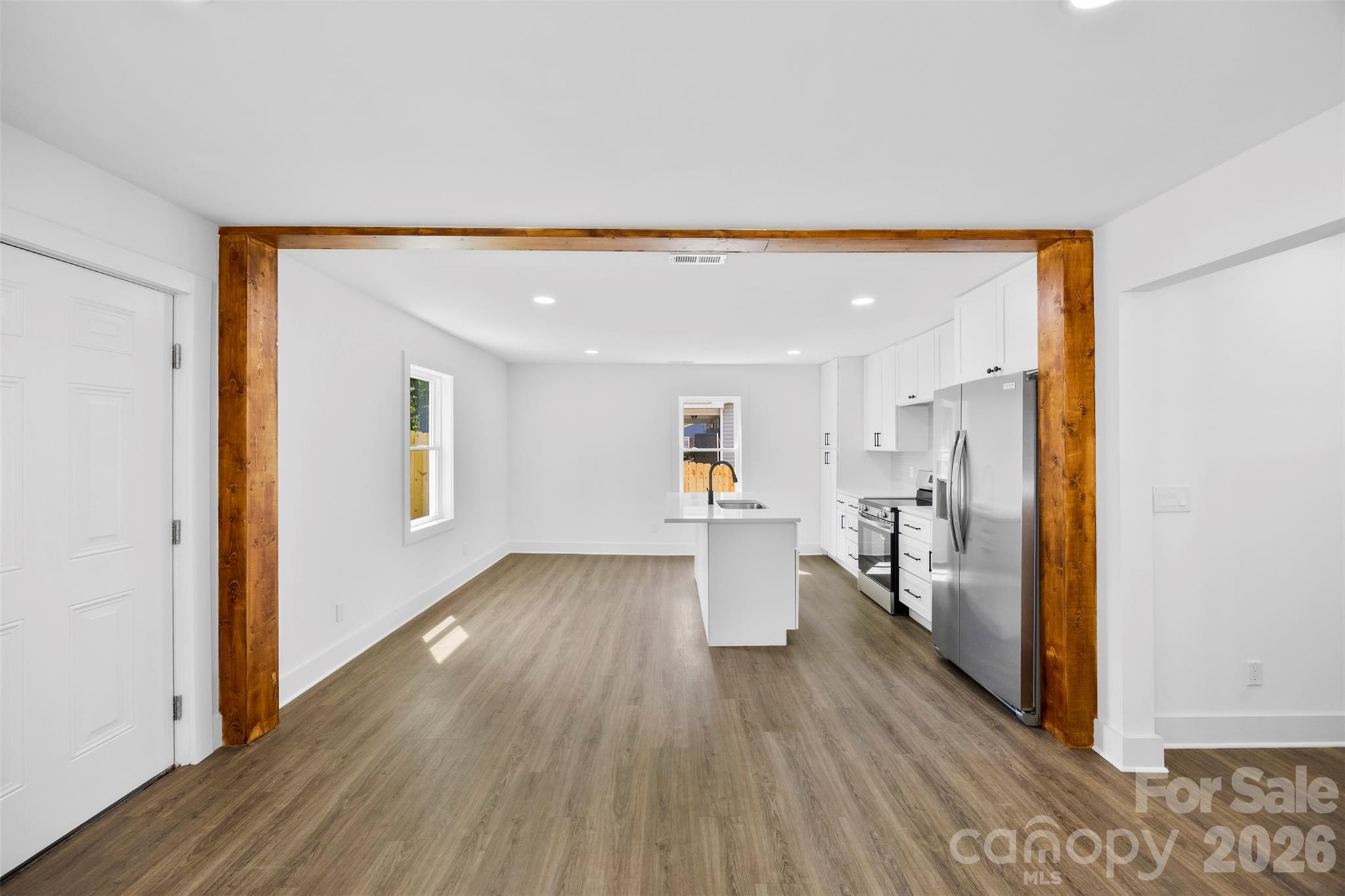 Open concept living spaces - 2942 Reid Avenue, Charlotte