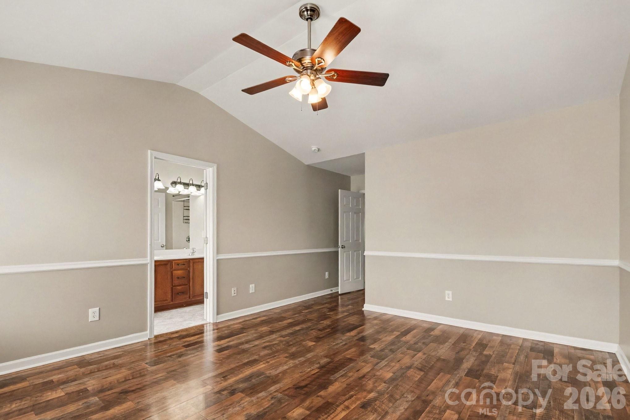 Primary Bedroom with Fan - 2029 Kegsworth Drive, Charlotte