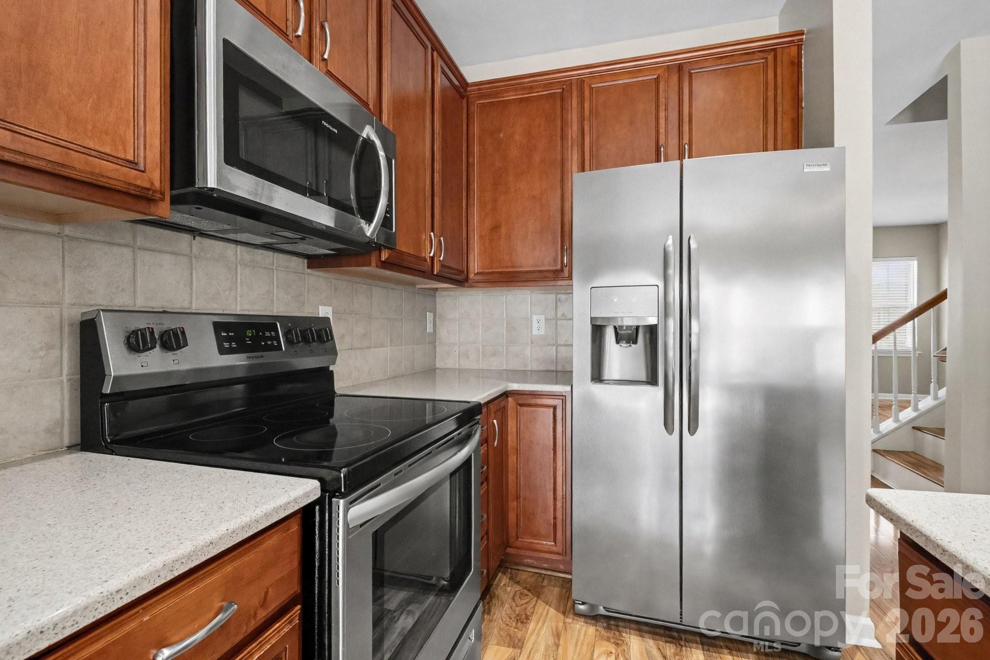 Kitchen with Backplash - 2029 Kegsworth Drive, Charlotte