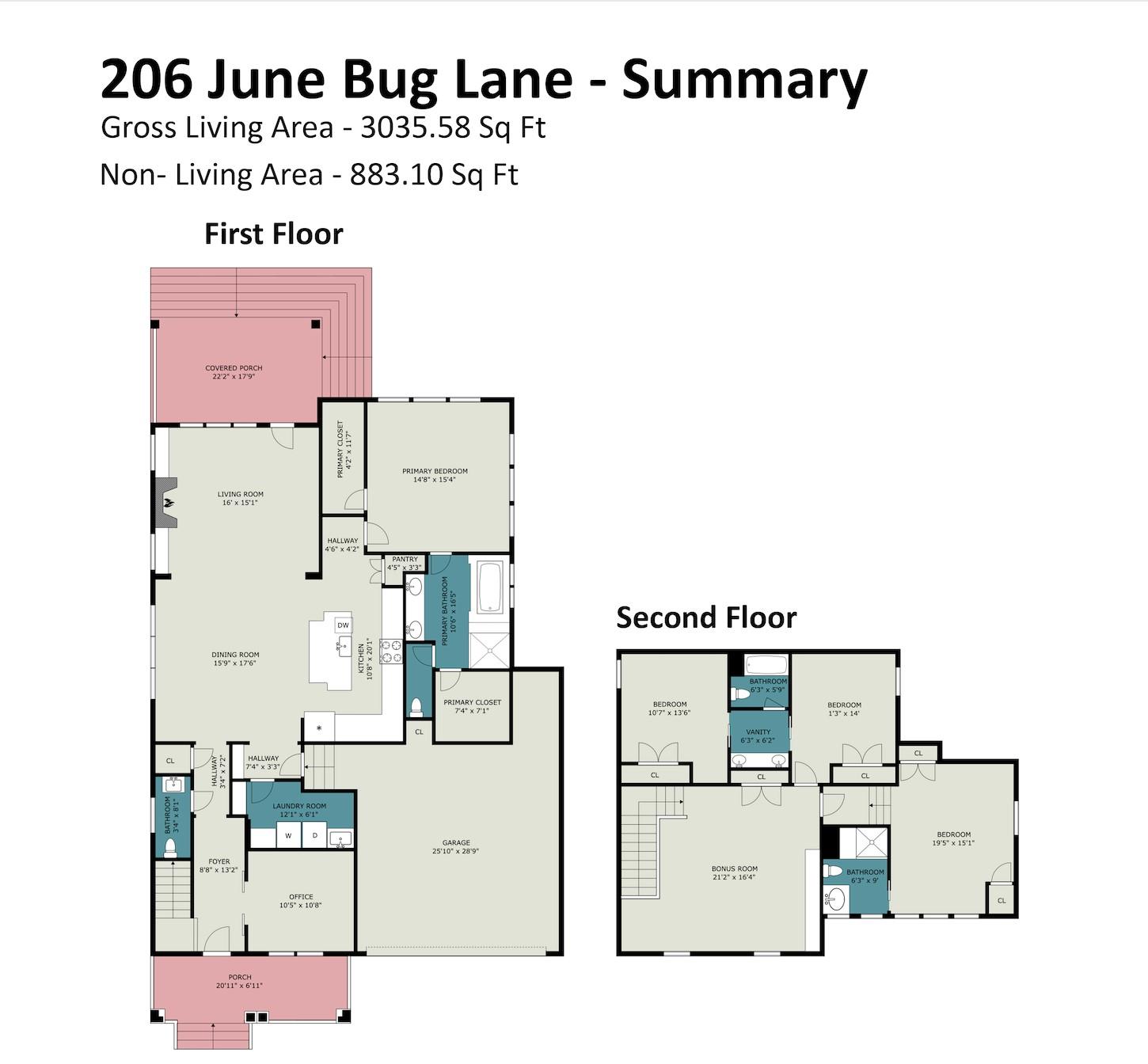 Floor plan - 206 June Bug Lane, Fort Mill