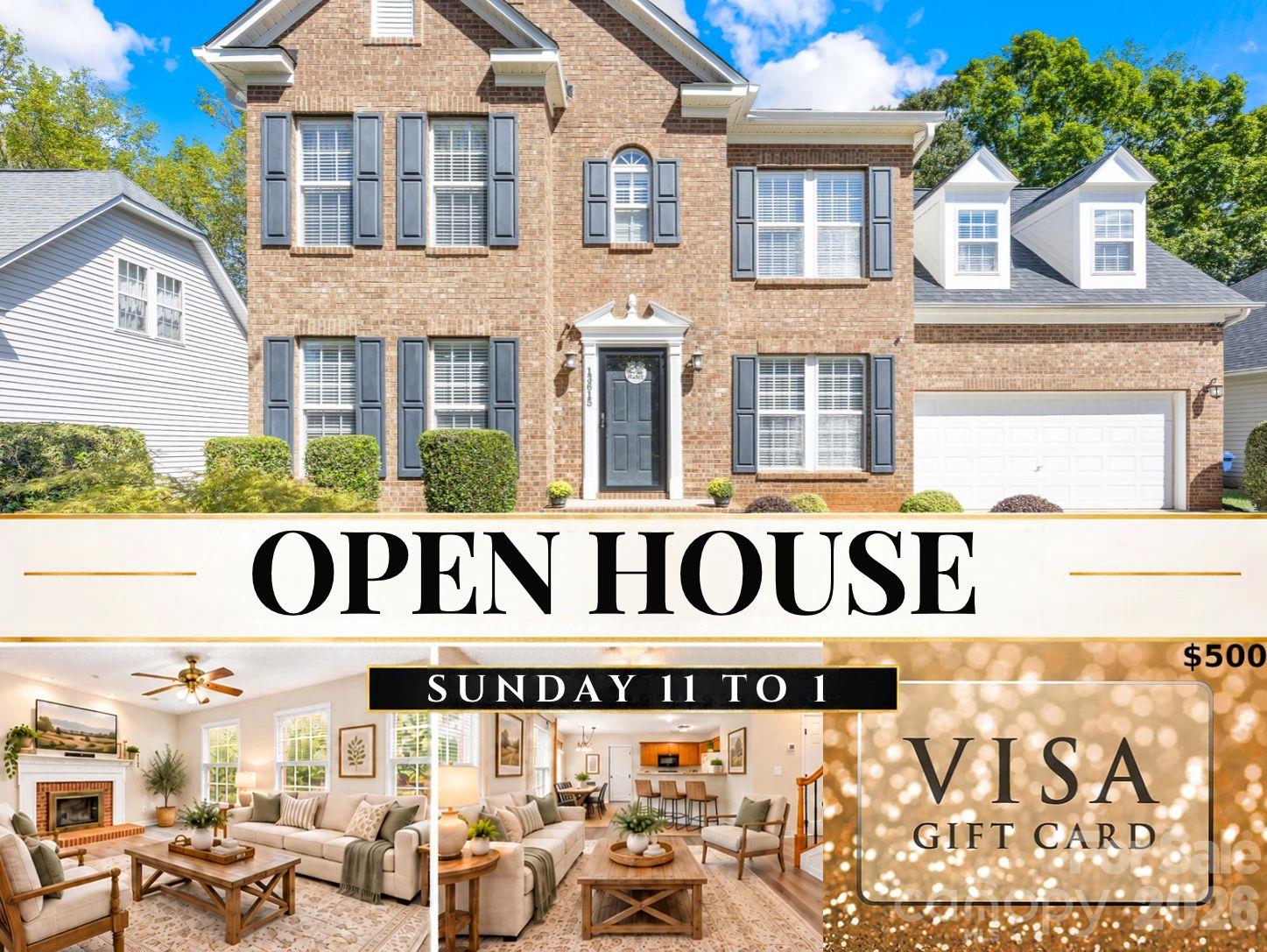 Raffling a 500 Visa Gift Card - 13615 Edgetree Drive, Pineville