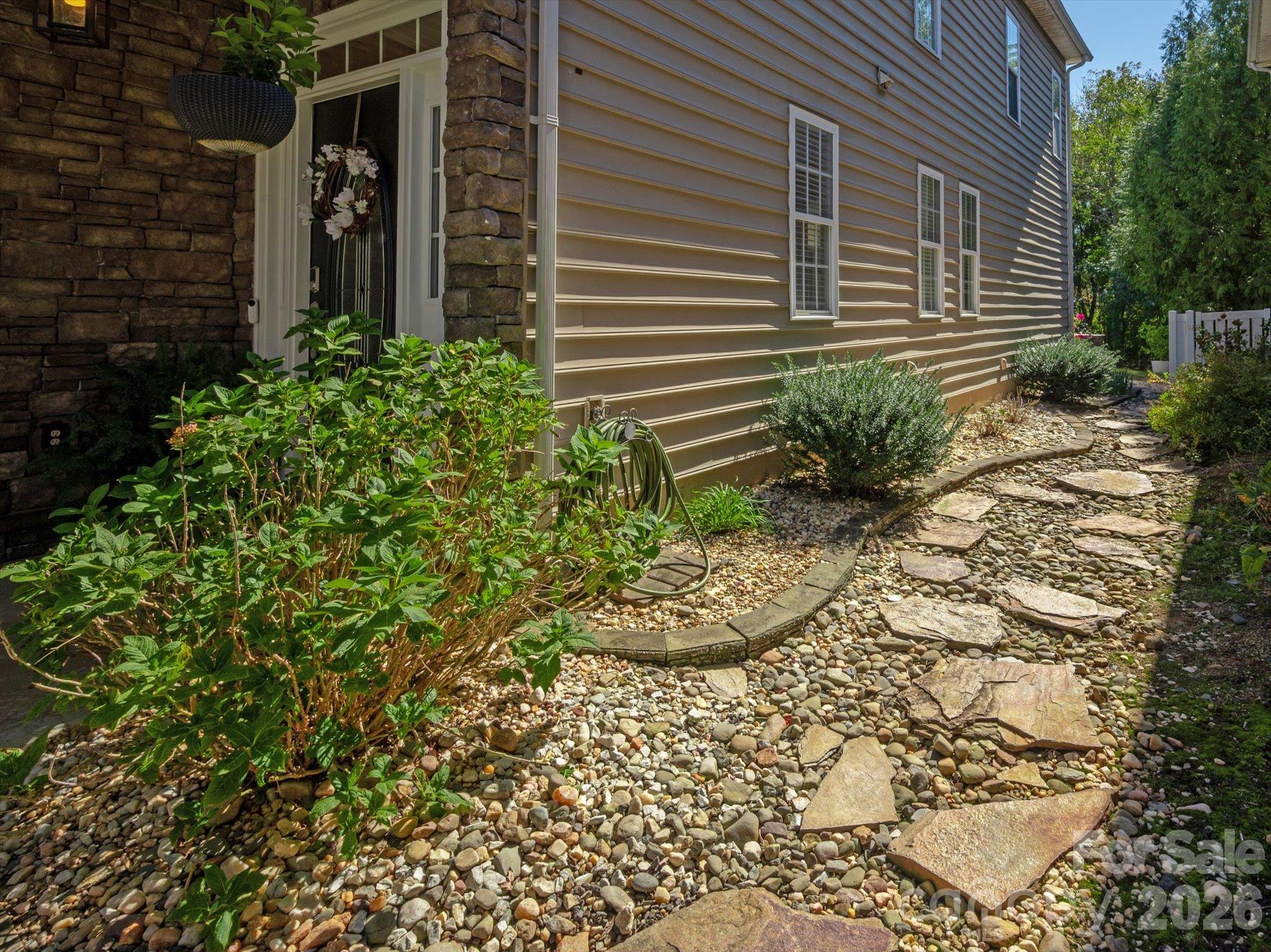 Stone pathway - 6107 Cactus Valley Road, Charlotte