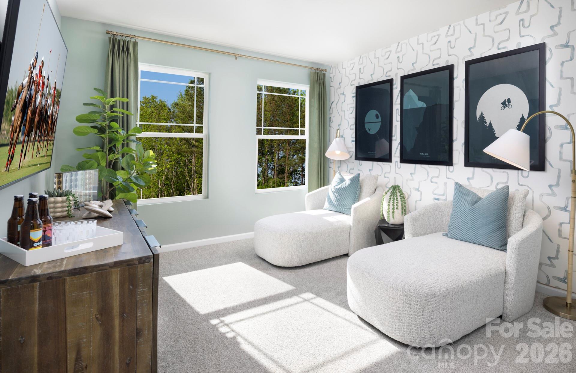 Photos shown are of a staged model home and are for illustrative purposes only. Floor plan is the same; however, finishes, colors, features, fixtures, furnishings, and design selections may vary from the actual home. - 6117 Mallow Crossing Lane, Charlotte