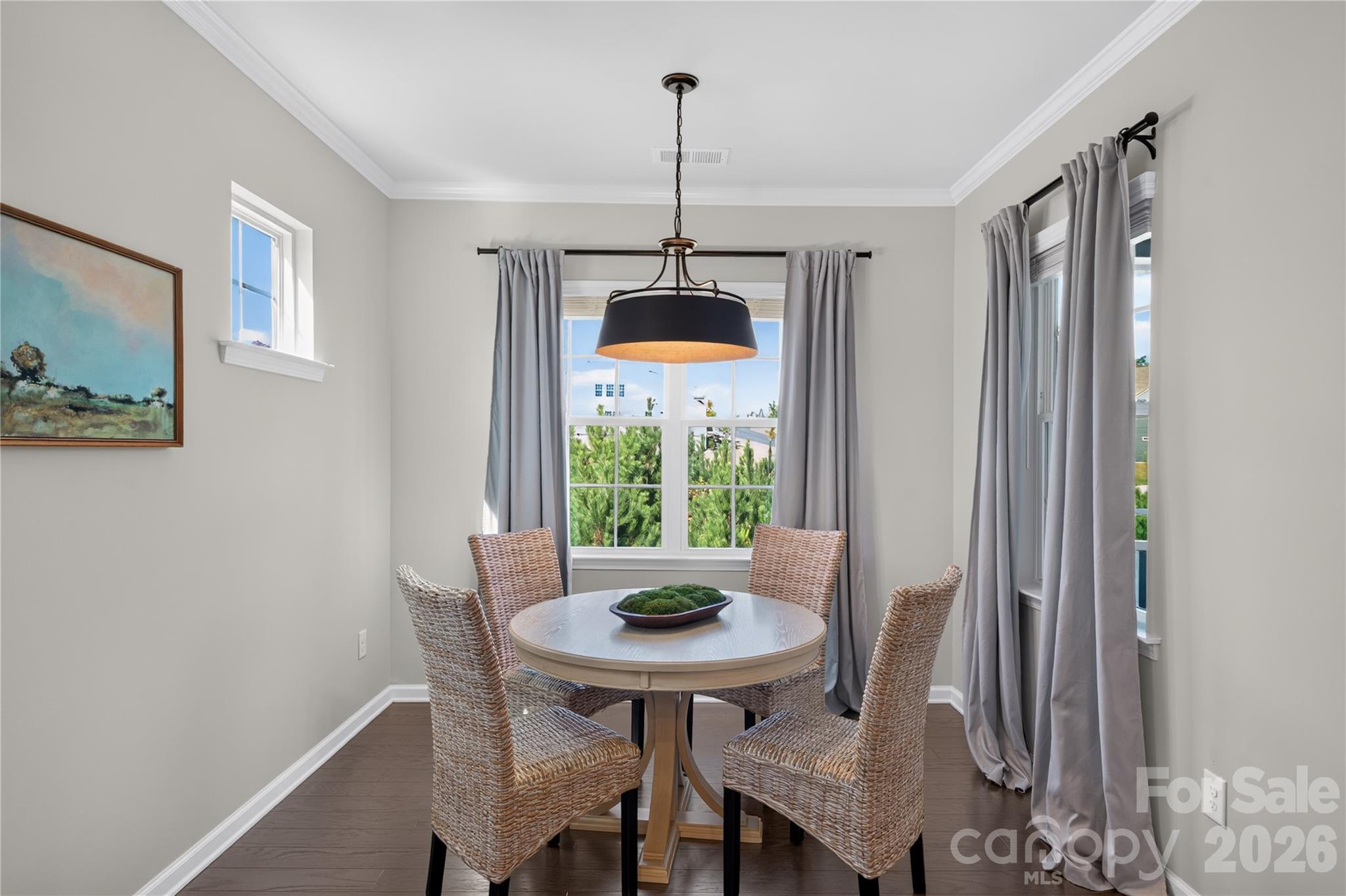 Breakfast nook right off of the kitchen. - 16815 Lookout Landing Lane, Charlotte