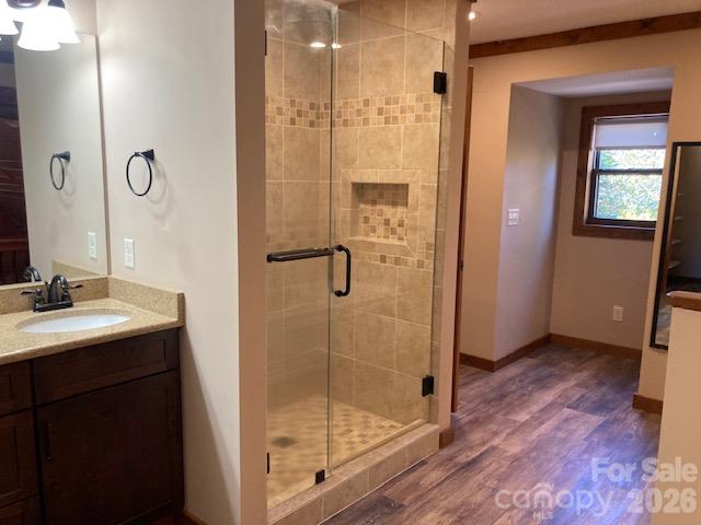 Updated Primary Bath - 92 Longridge Lane, Waynesville
