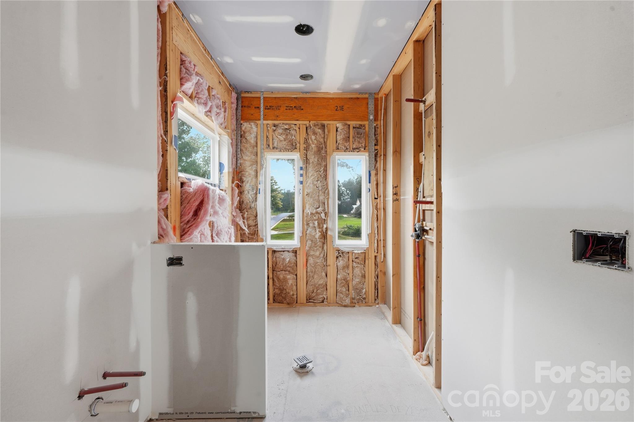 Primary Bathroom - Wet room with free standing tub - 3314 Connecticut Avenue, Charlotte