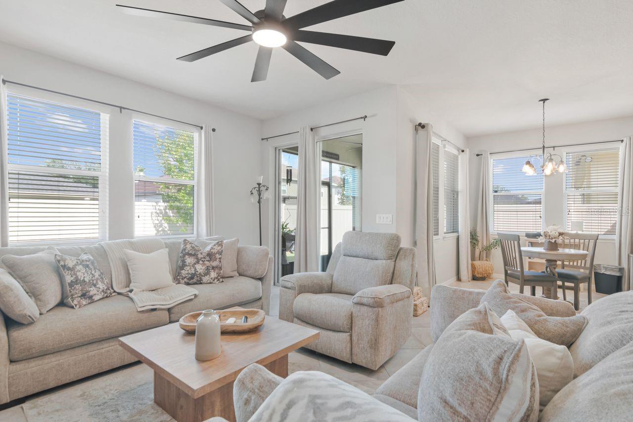 Light and bright. All windows and screens were just professionally cleaned. - 11143 SPRING POINT CIR, RIVERVIEW