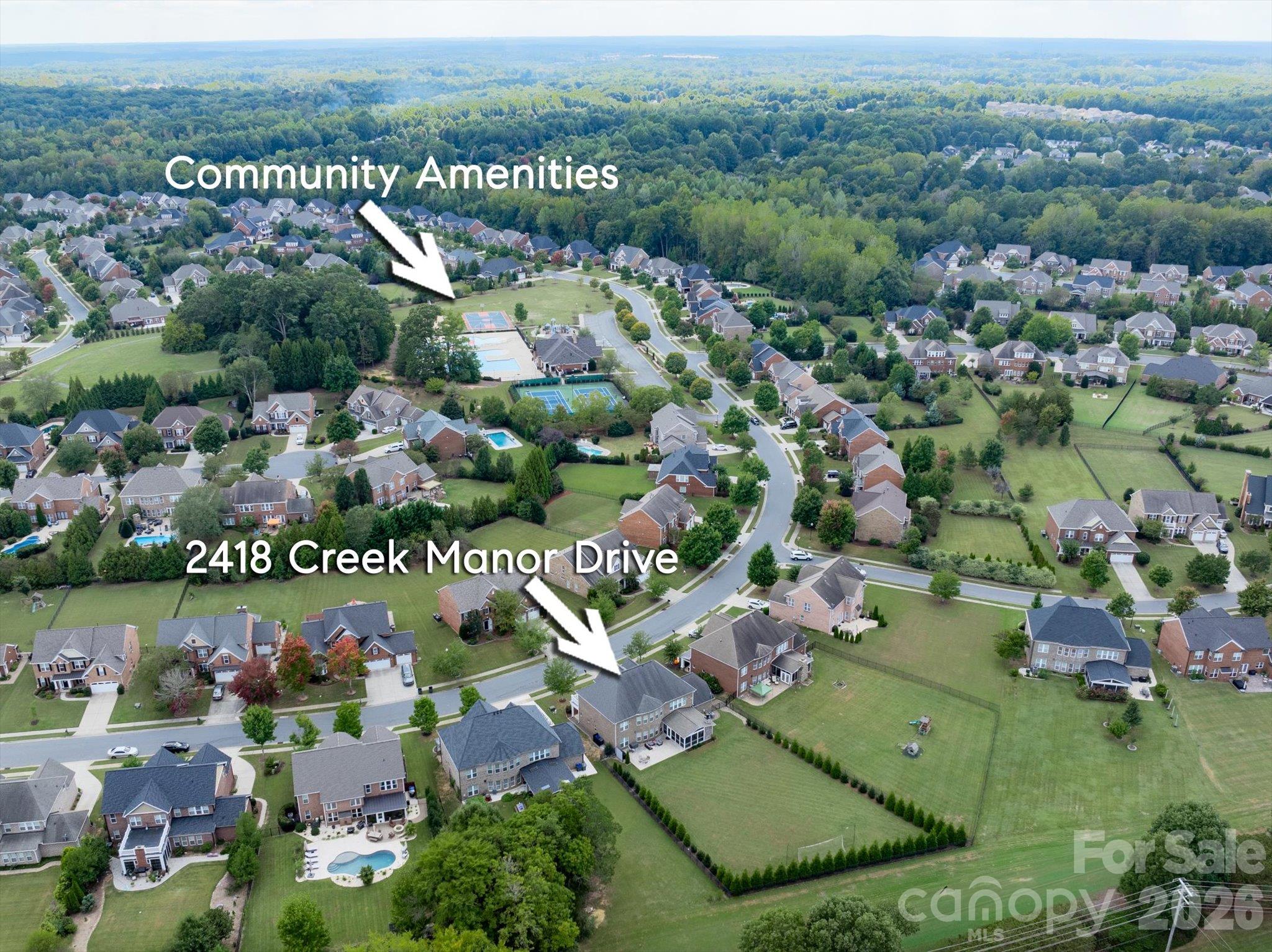 Single Family Residence at 2418 Creek Manor Drive, Waxhaw, photo 30 of 31