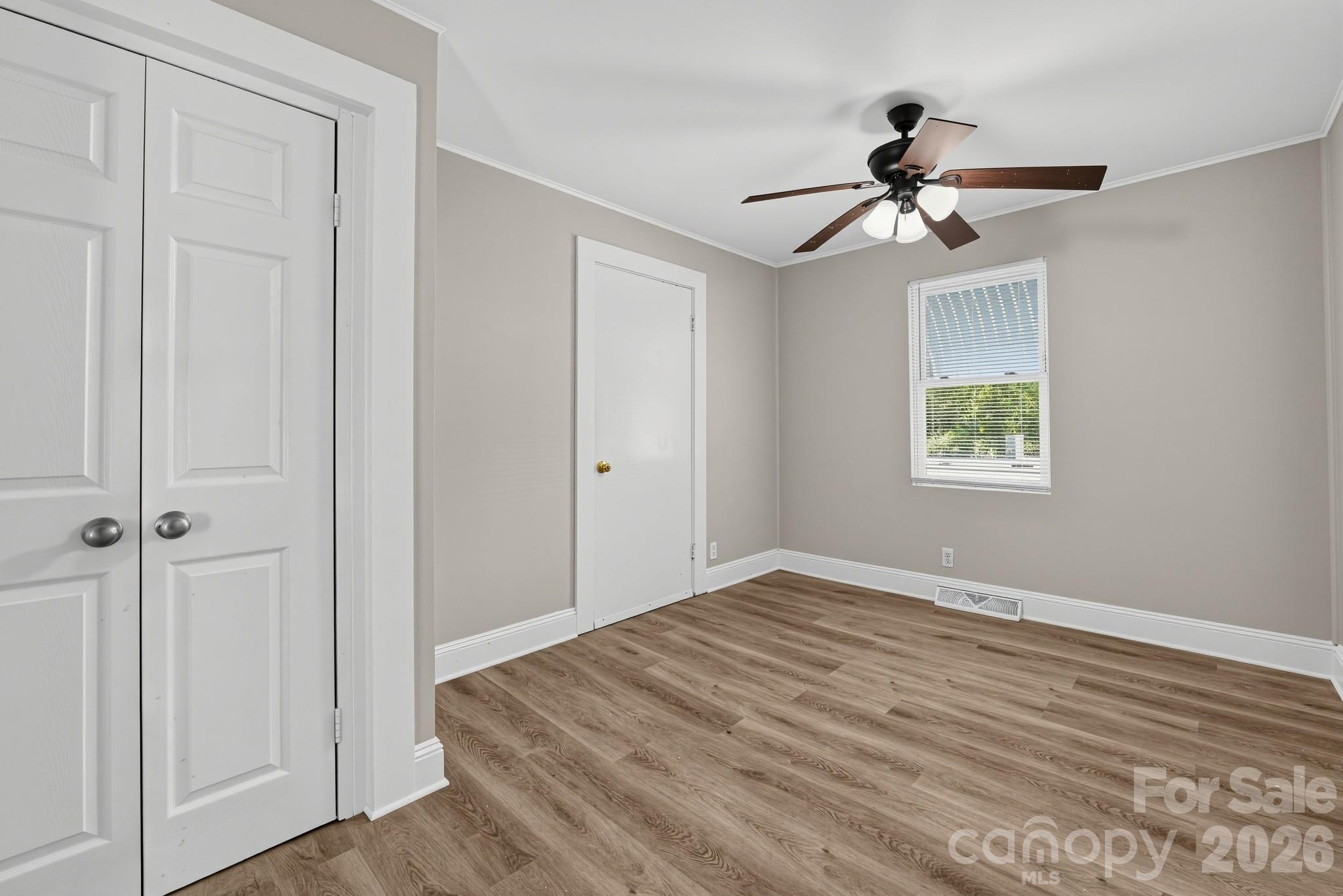 Bedroom 2 that opens to the garage - 406 Doster Avenue, Mooresville