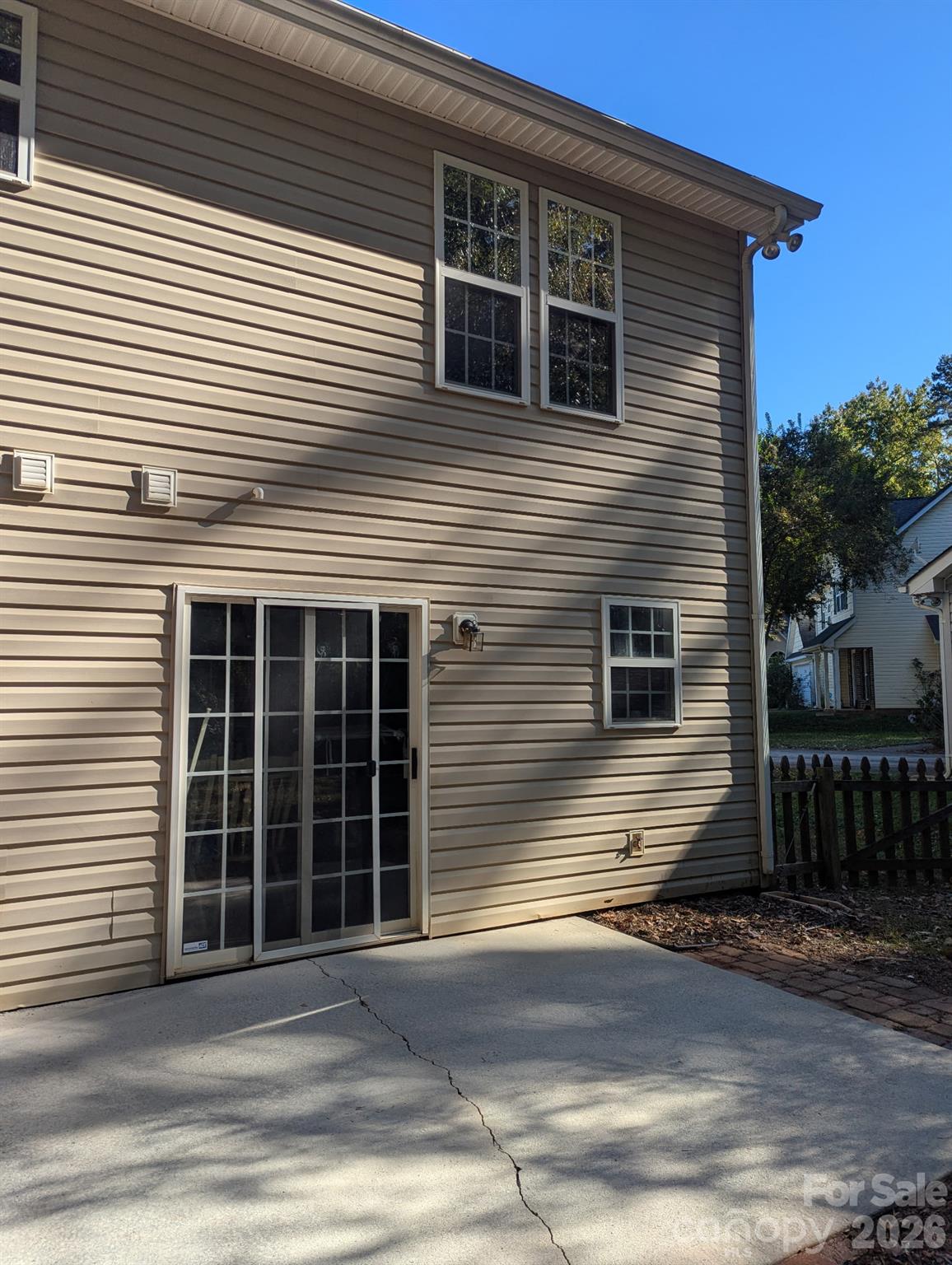 Back patio - perfect for grilling and relaxing - 2320 Chantilly Court, Kannapolis